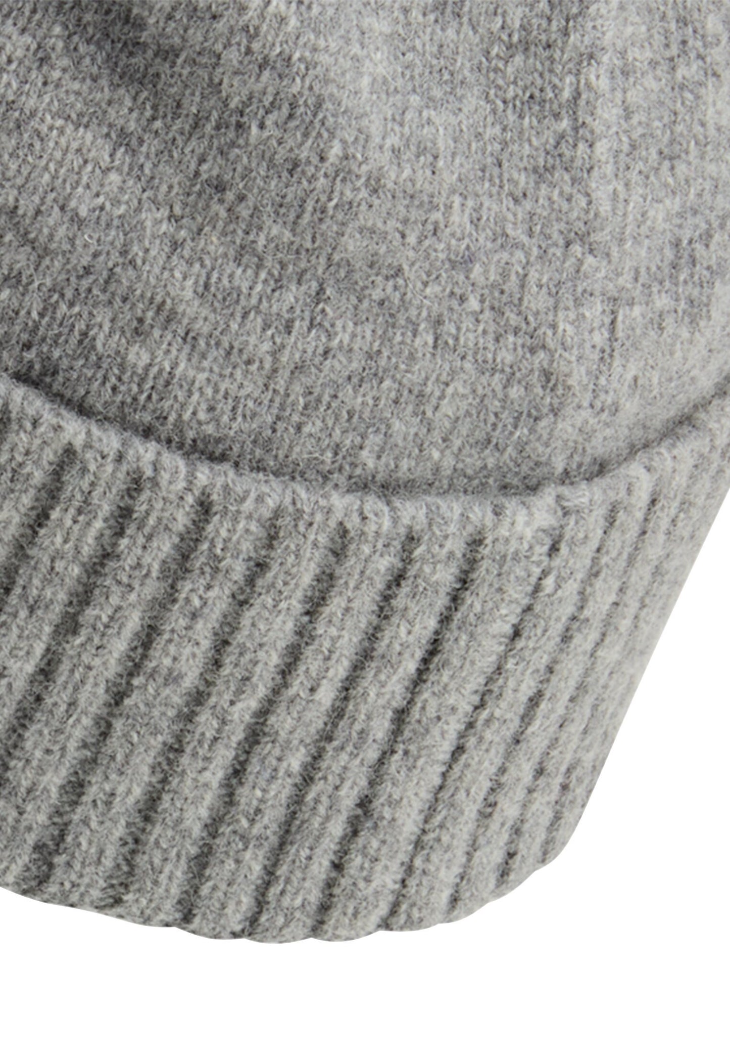 Beanie aus reiner Lammwolle (Stone Gray)