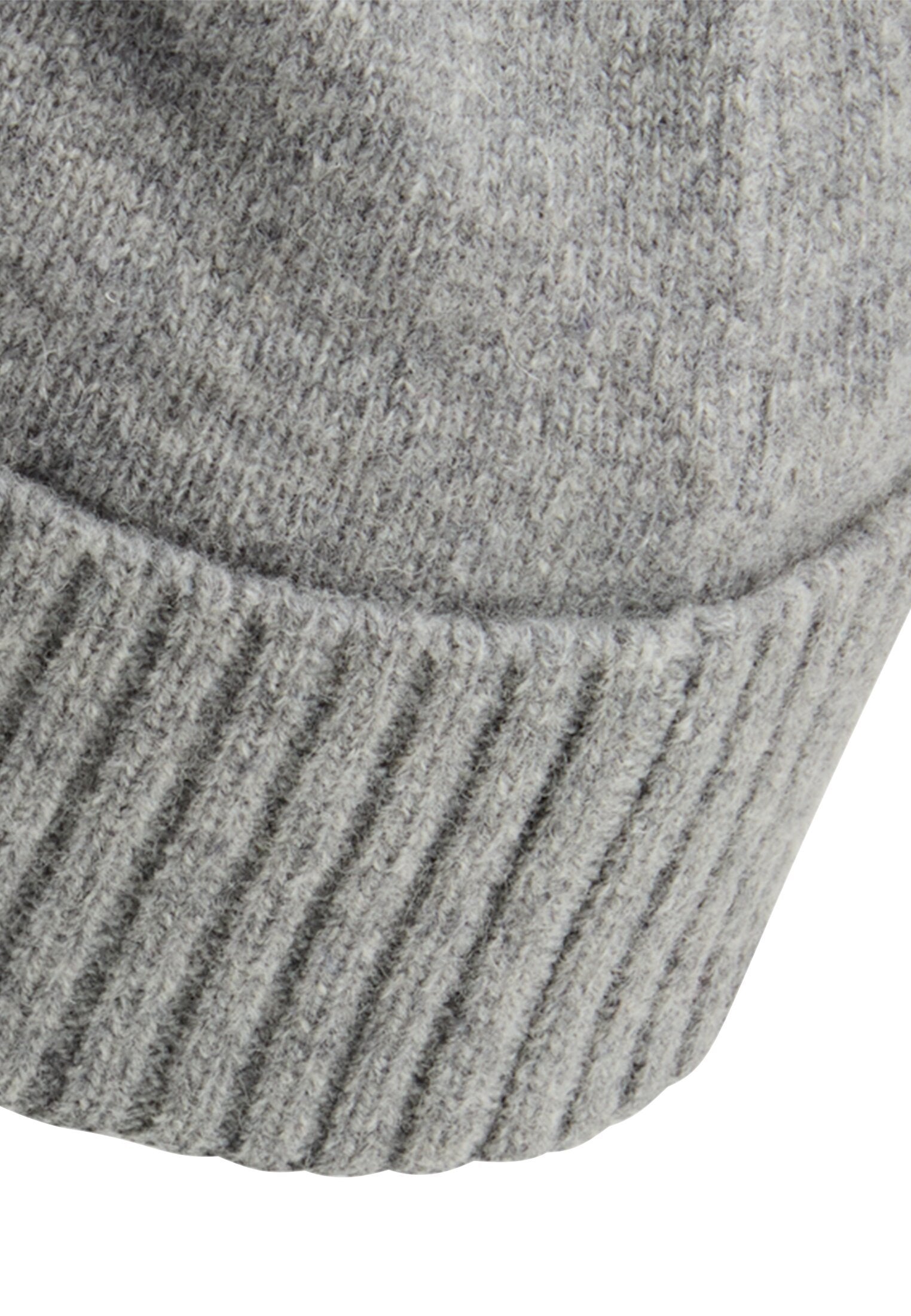 Beanie aus reiner Lammwolle (Stone Gray)