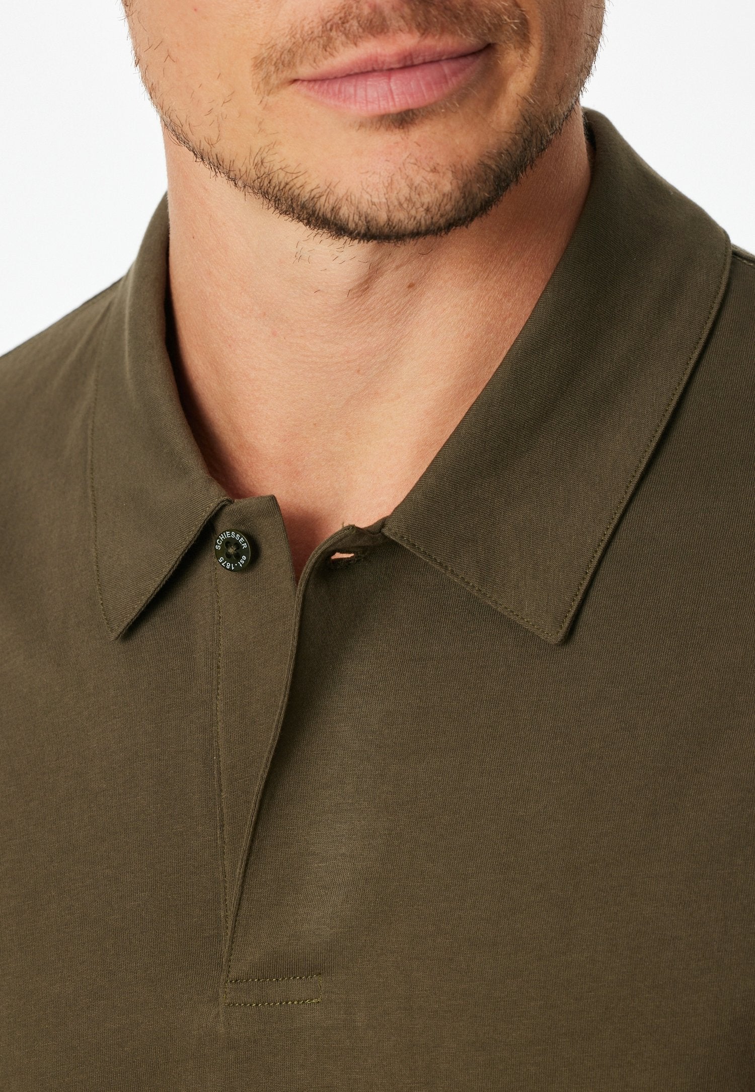 Poloshirt, kurzarm (Oliv)