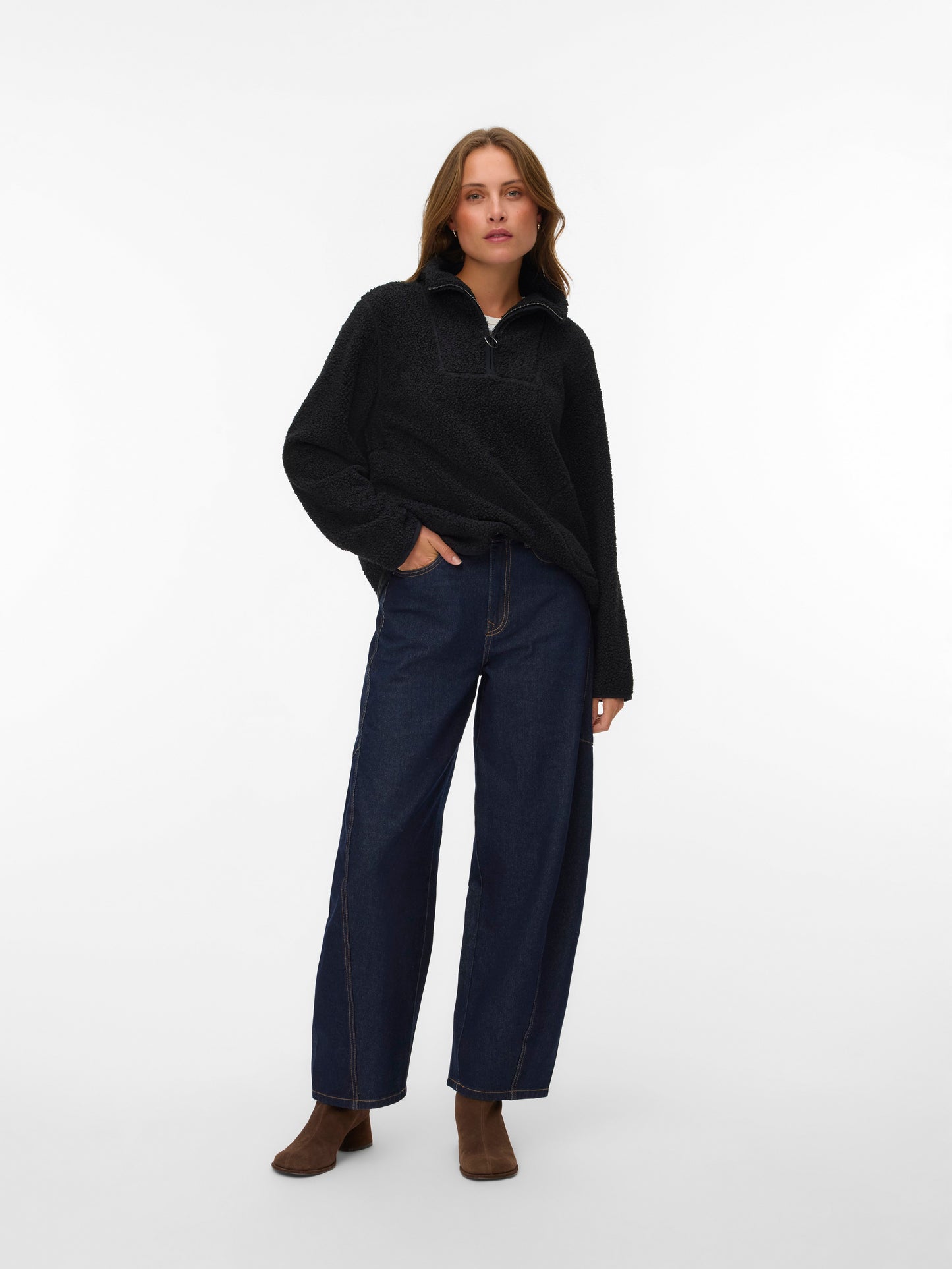 Vmflash Teddy Anorak Ent (Black)