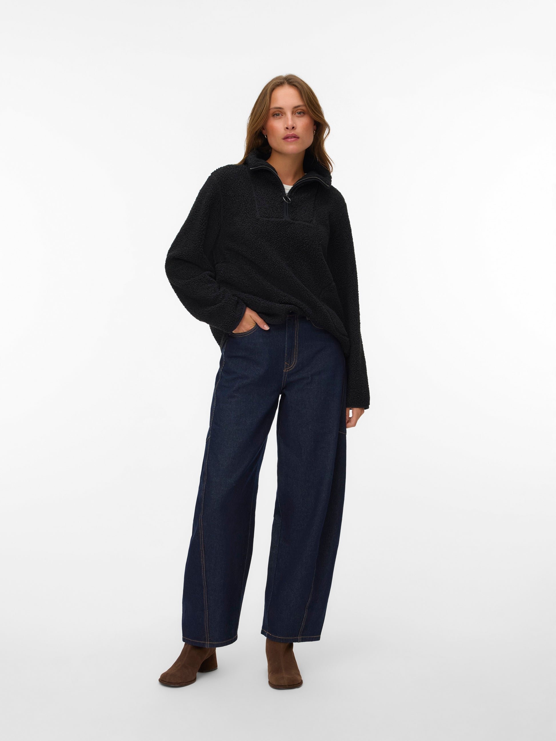 Vmflash Teddy Anorak Ent (Black)