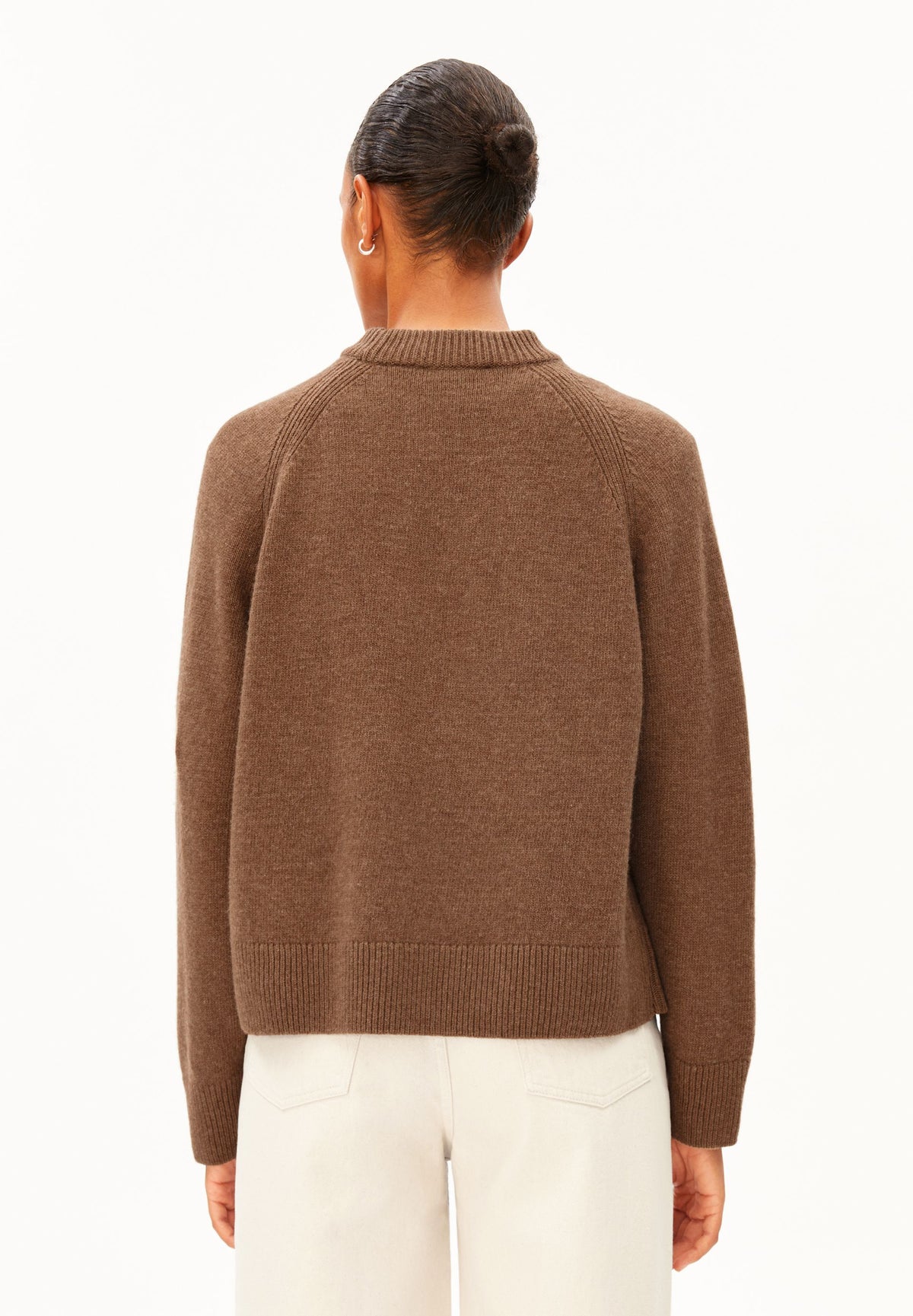 Wool Knit Sweater (Claystone Melan)