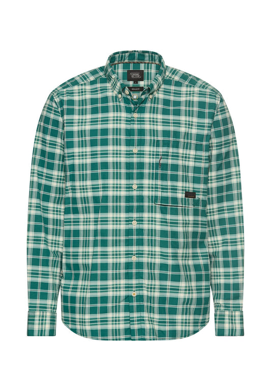 Leichtes Karohemd mit Quick Dry Funktion (Fir Green)