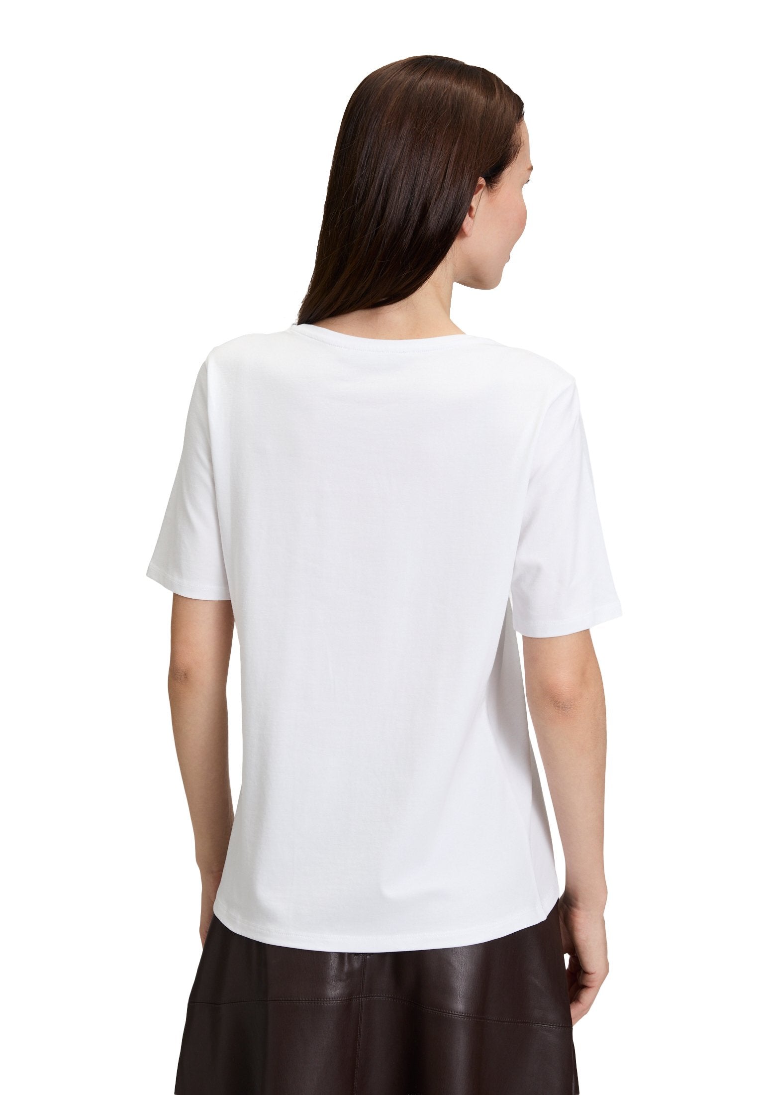 Basic Shirt (Patch White/bro)