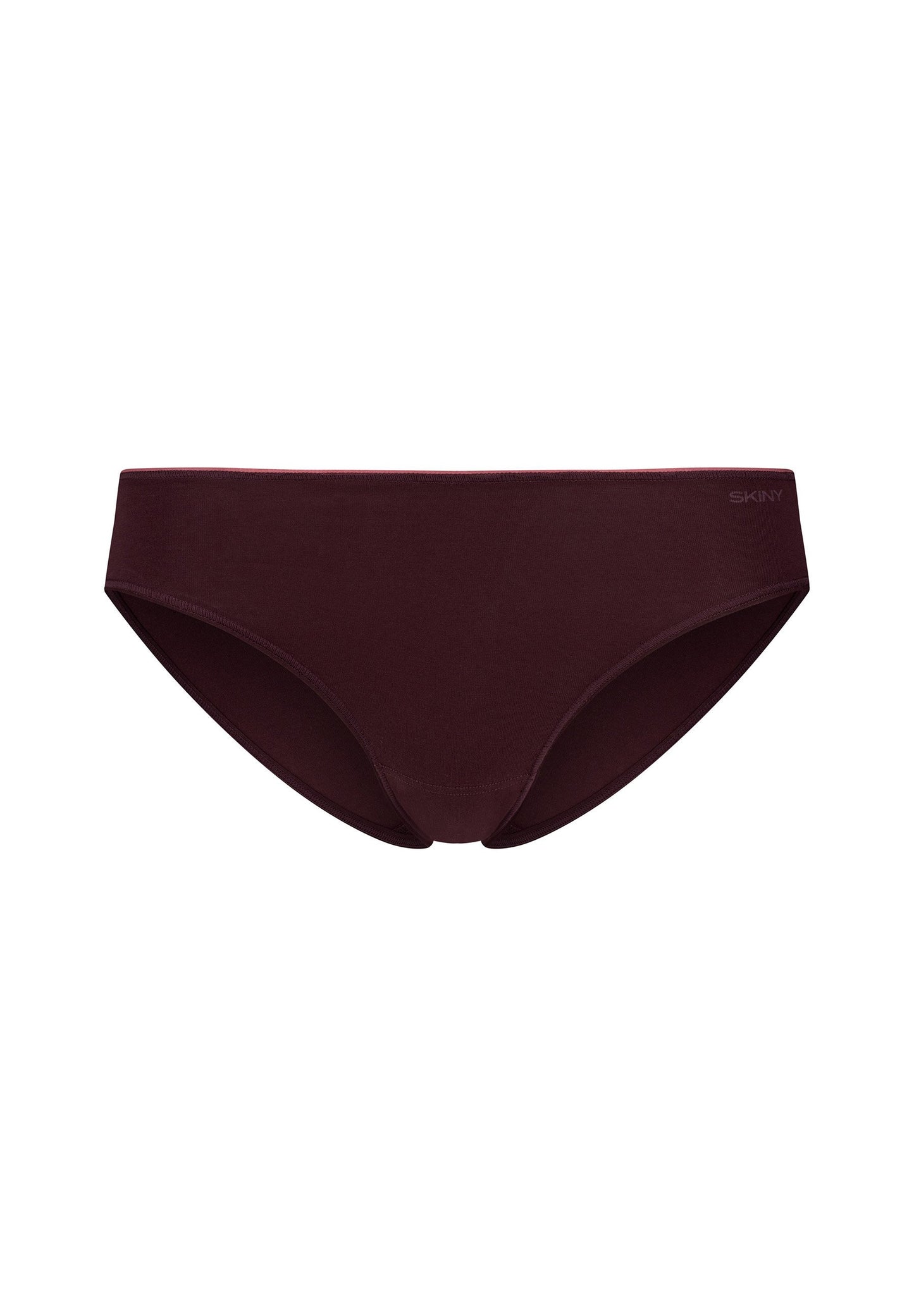 Skiny Damen Rio Slip Doppelpack SKINY ADVANTAGE Cotton Stretch (Rosewine Select)
