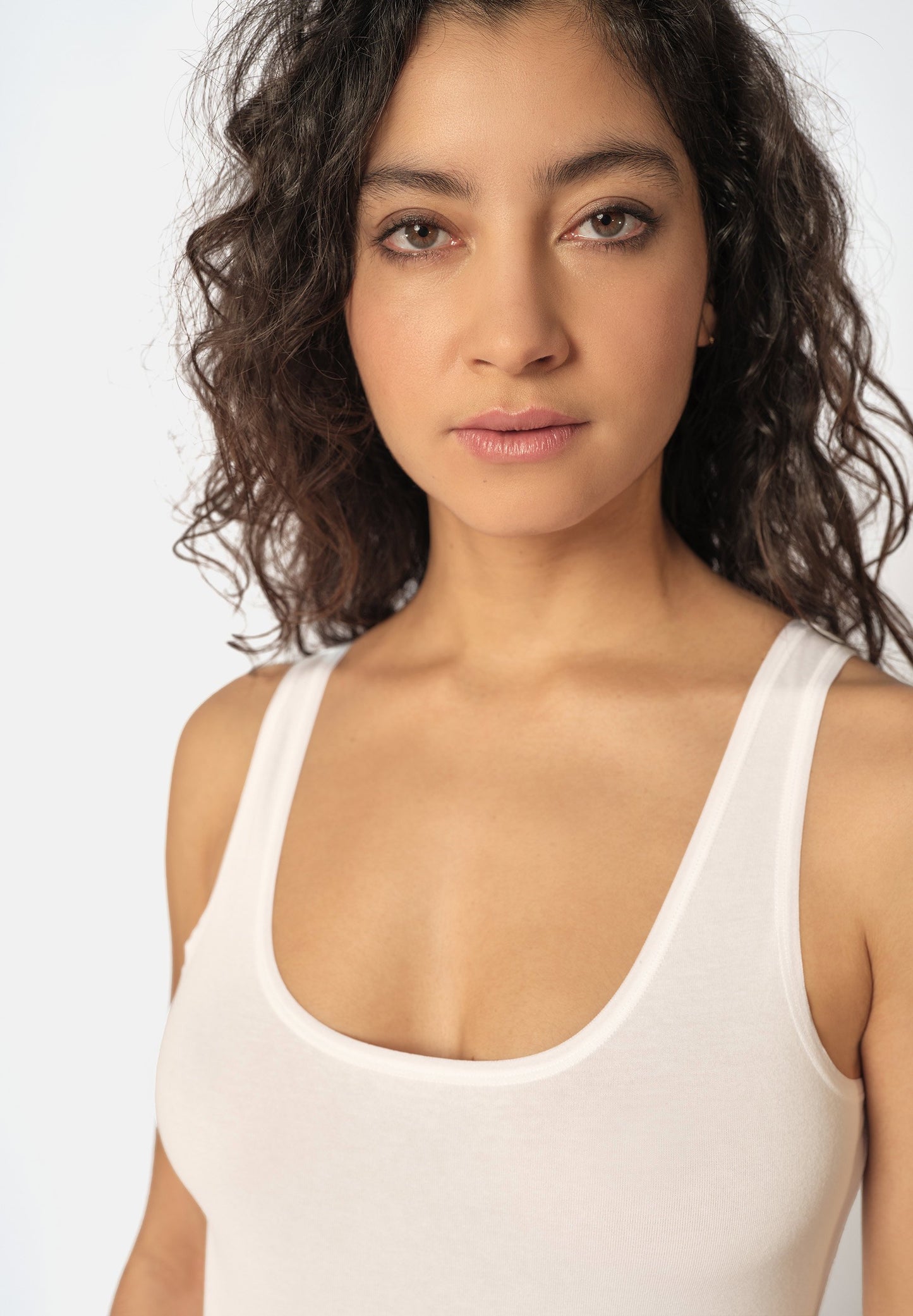 Skiny Damen Tanktop Doppelpack Cotton Advantage (White)