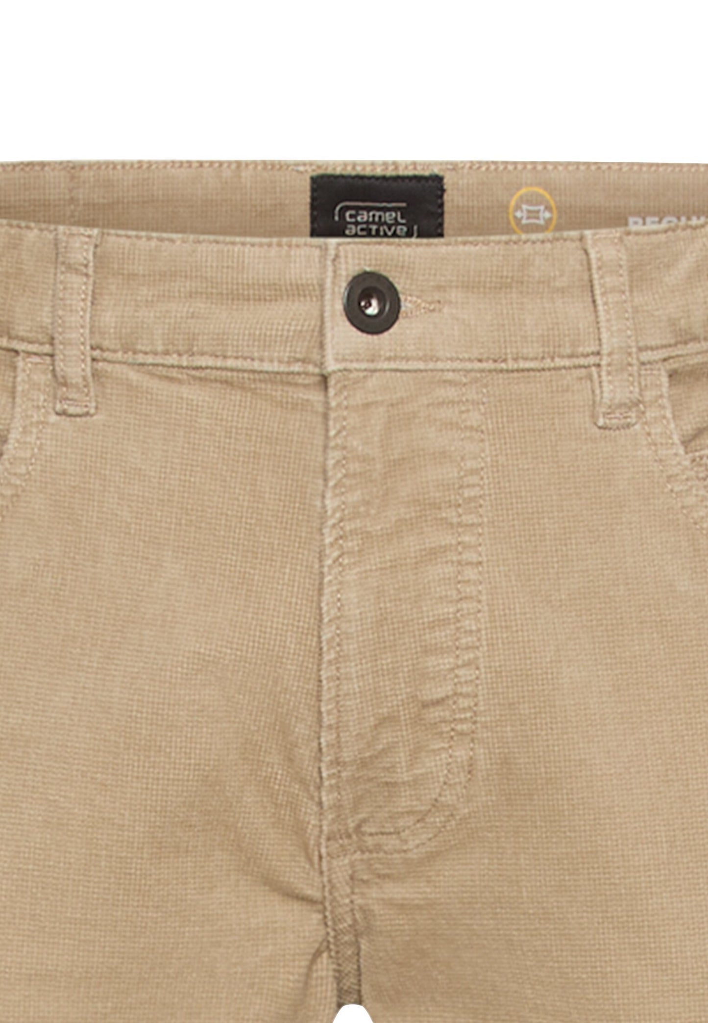 5-Pkt Regular Fit Hose aus Baumwollmix (Beige)