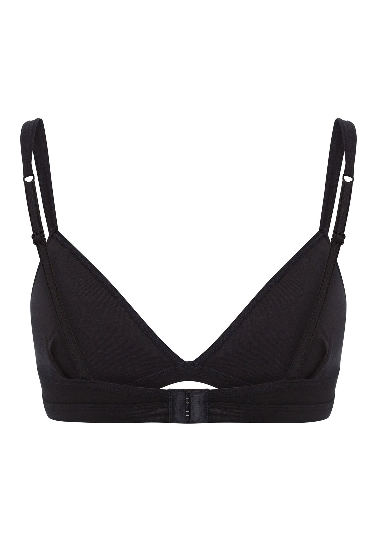 Skiny Damen Triangel BH gepaddet SKINY ADVANTAGE Cotton Stretch (Black)
