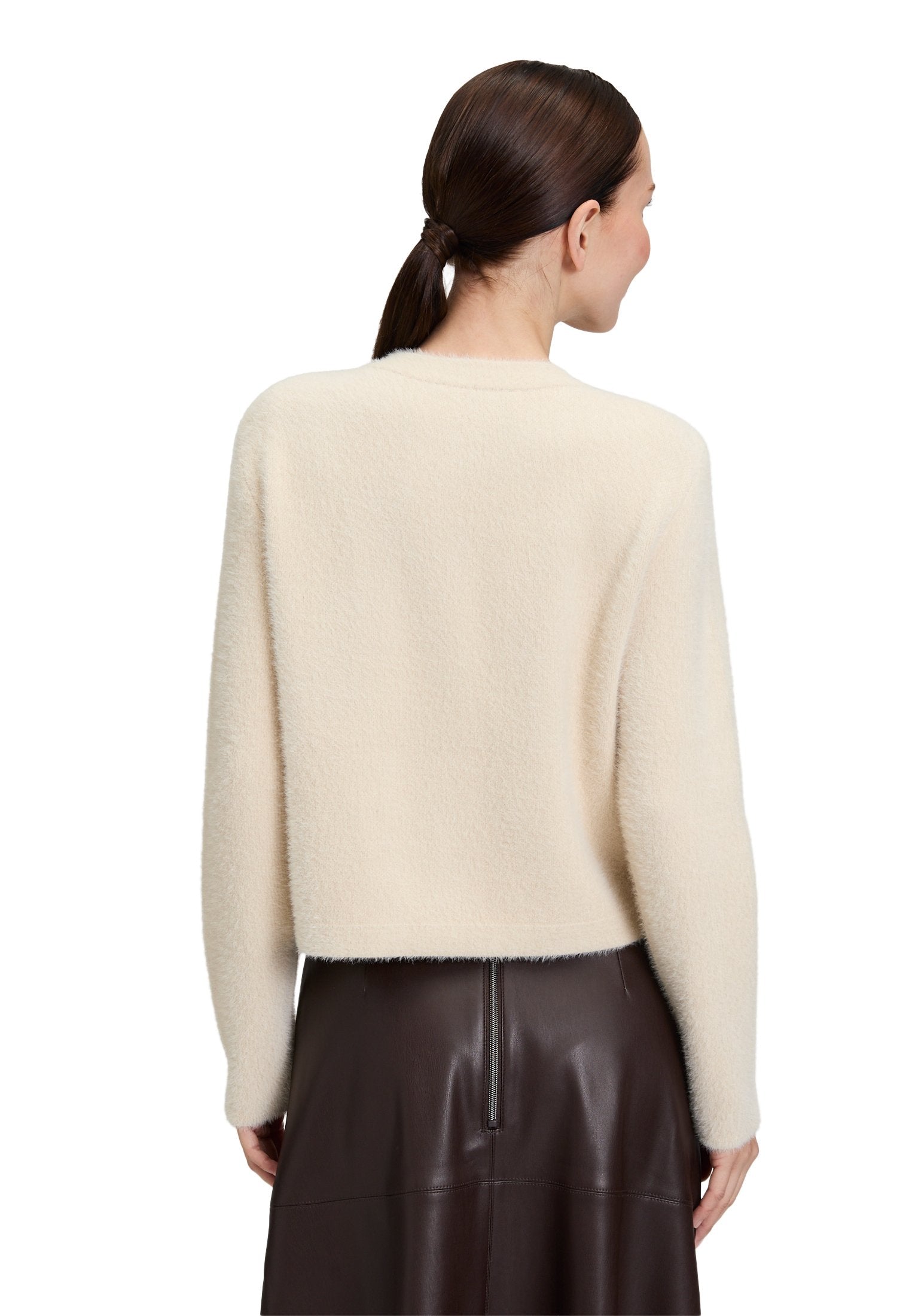 Casual-Strickjacke (Pastel Sand)