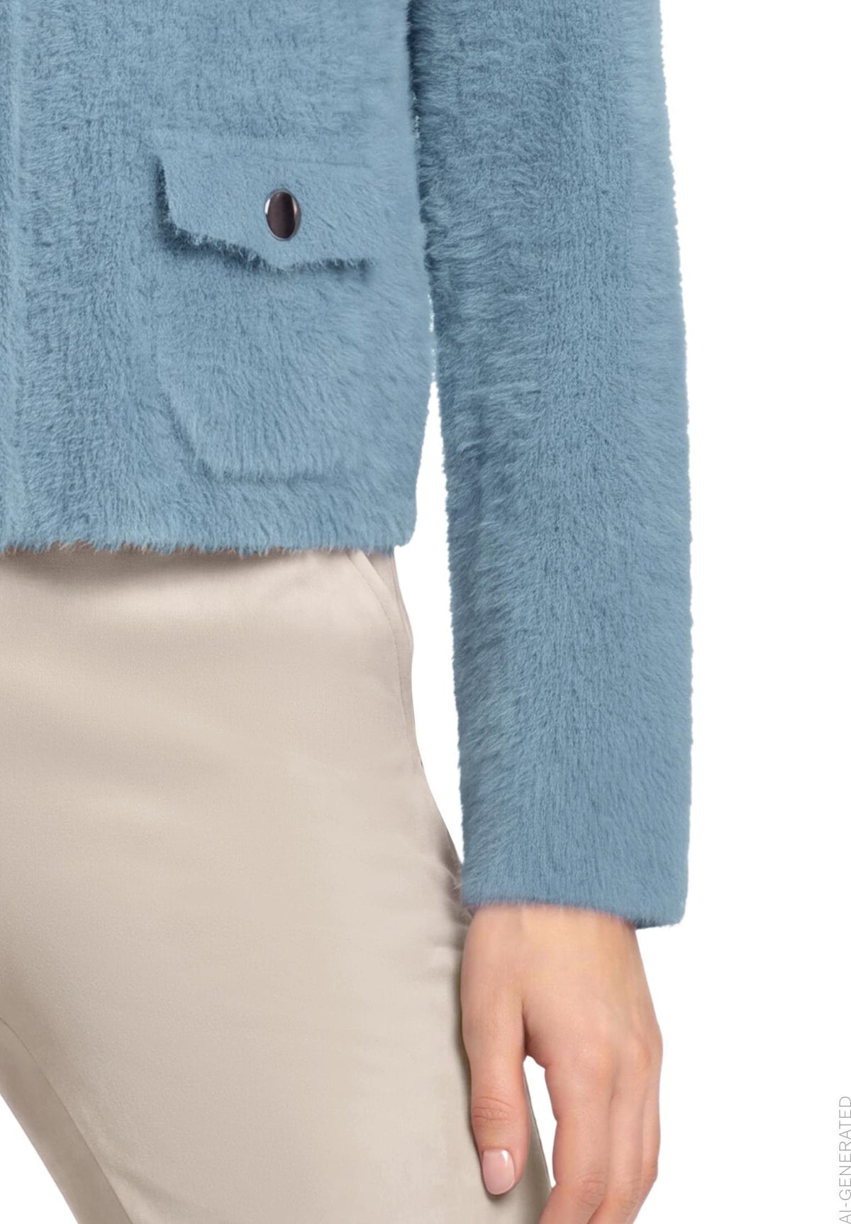 Strick-Cardigan (Smoky Mint)