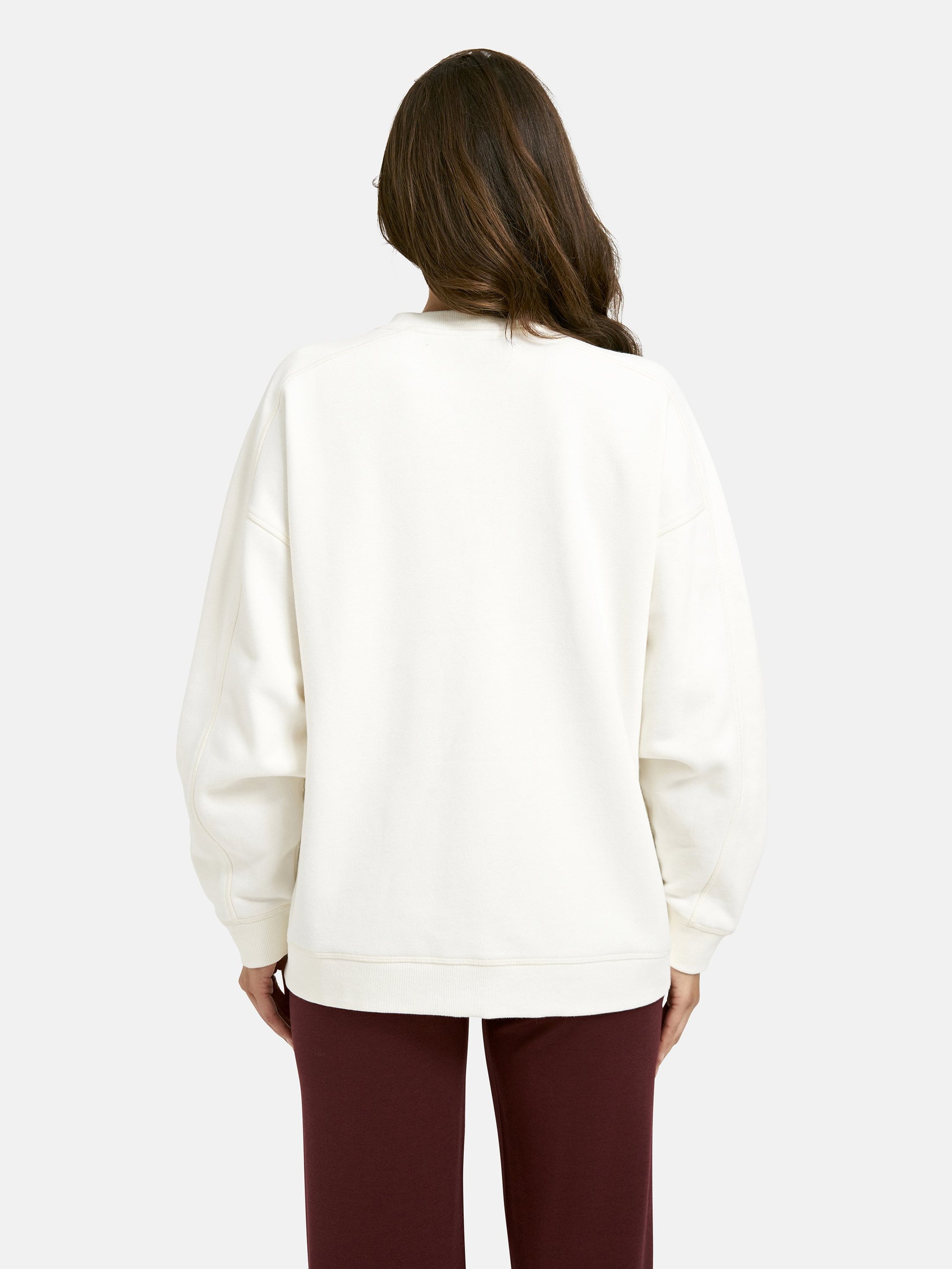 Sweatshirt Cherry Print (Cream White)
