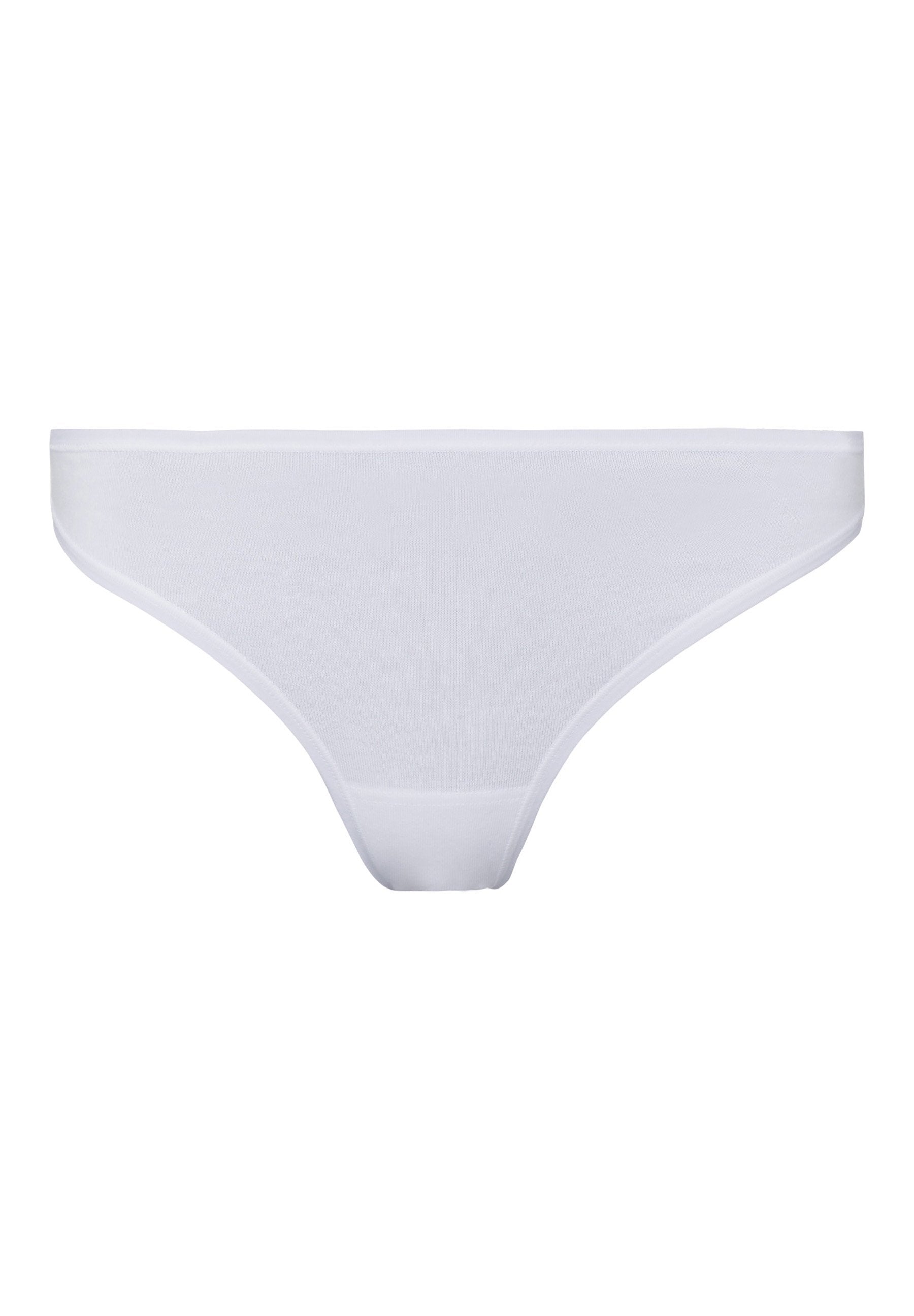 Skiny Damen String Doppelpack SKINY ADVANTAGE Cotton Stretch (White)