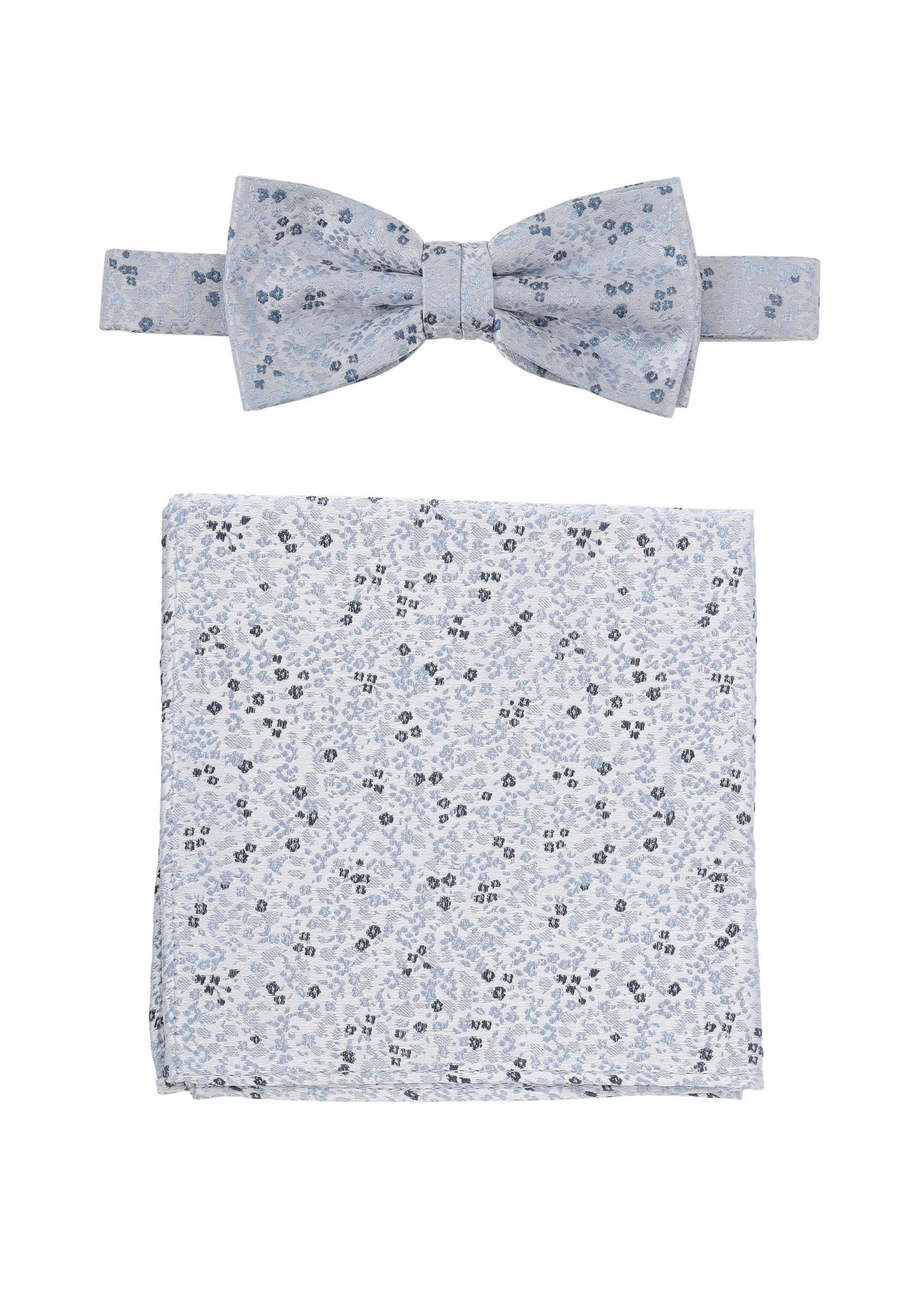 Set Fliege + Einstecktuch (H-blau)