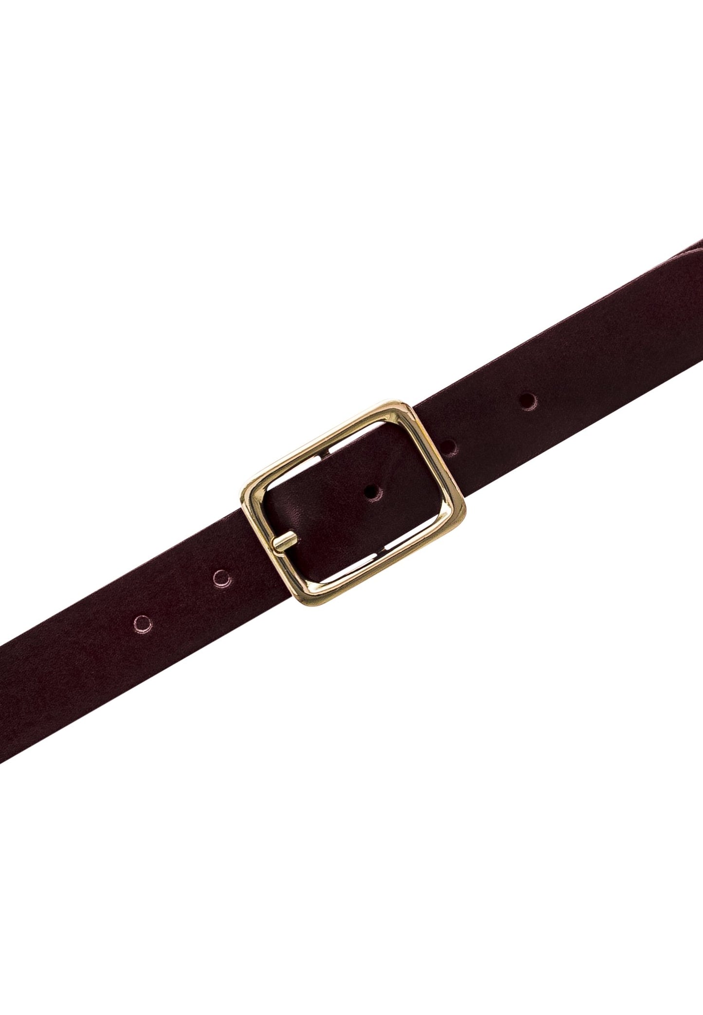 Workwear Staples - 30 mm Vollledergürtel (Dunkelbraun)