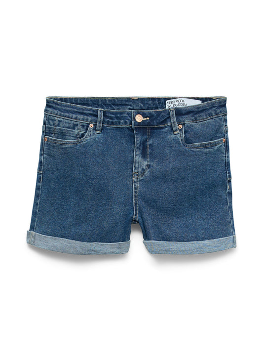 Vmluna Mr Fold Shorts Mix Ga Noos (Medium Blue D)