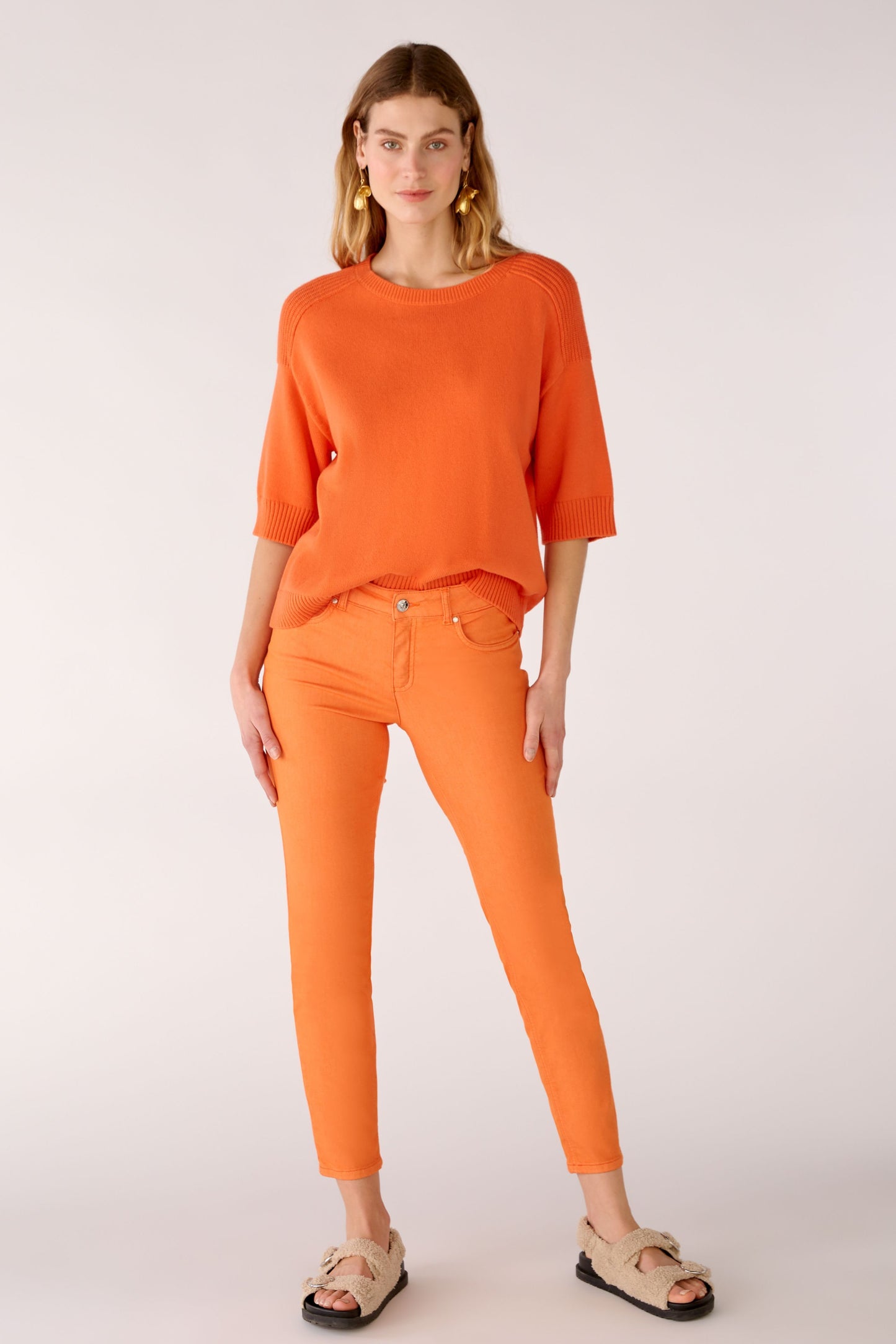 BAXTOR Jeggings Cropped in Slim Fit (Vermillion Oran)