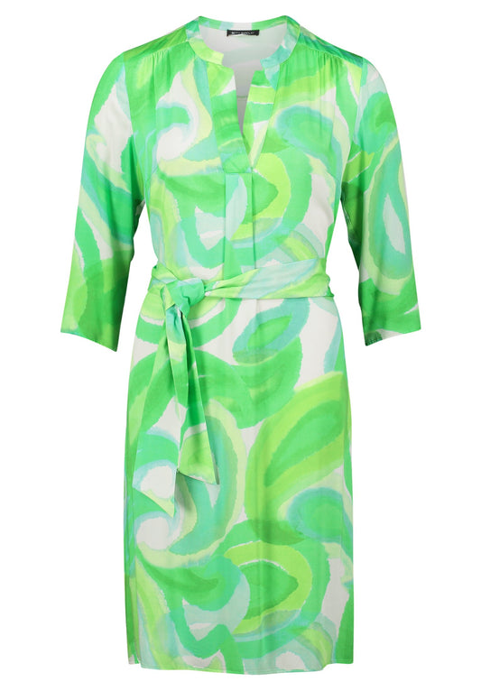 Blusenkleid (Cream/green)