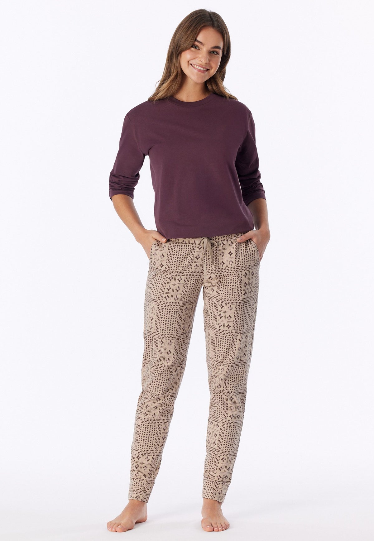 Hose lang Bündchen (Multicolor)