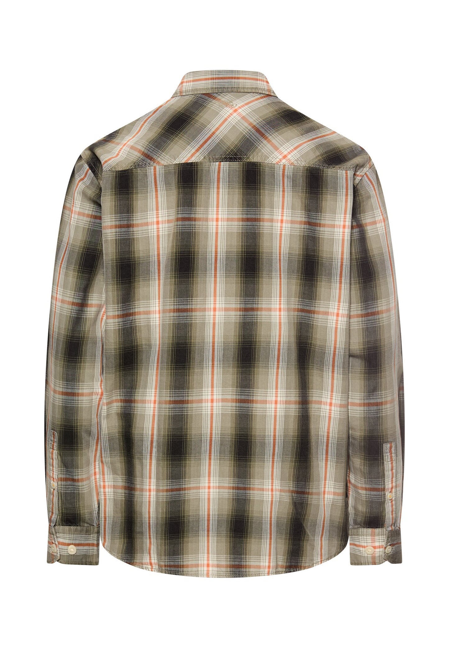 Langarmhemd mit Brusttasche (Burned Orange)