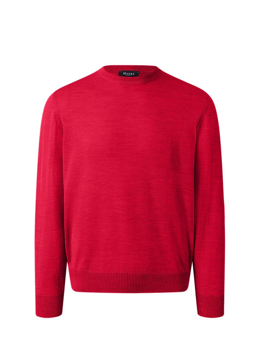 Pullover Rundhals 1/1 Arm (Flash Red)