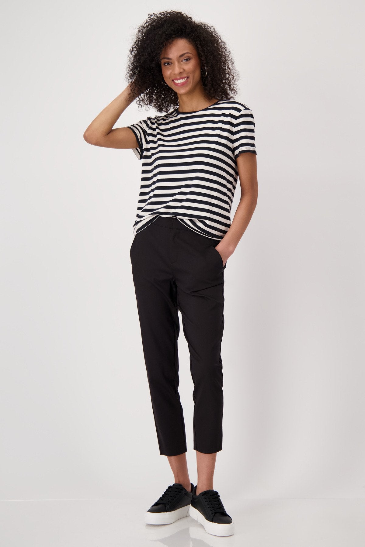 T-Shirt (Schwarz Ringel)