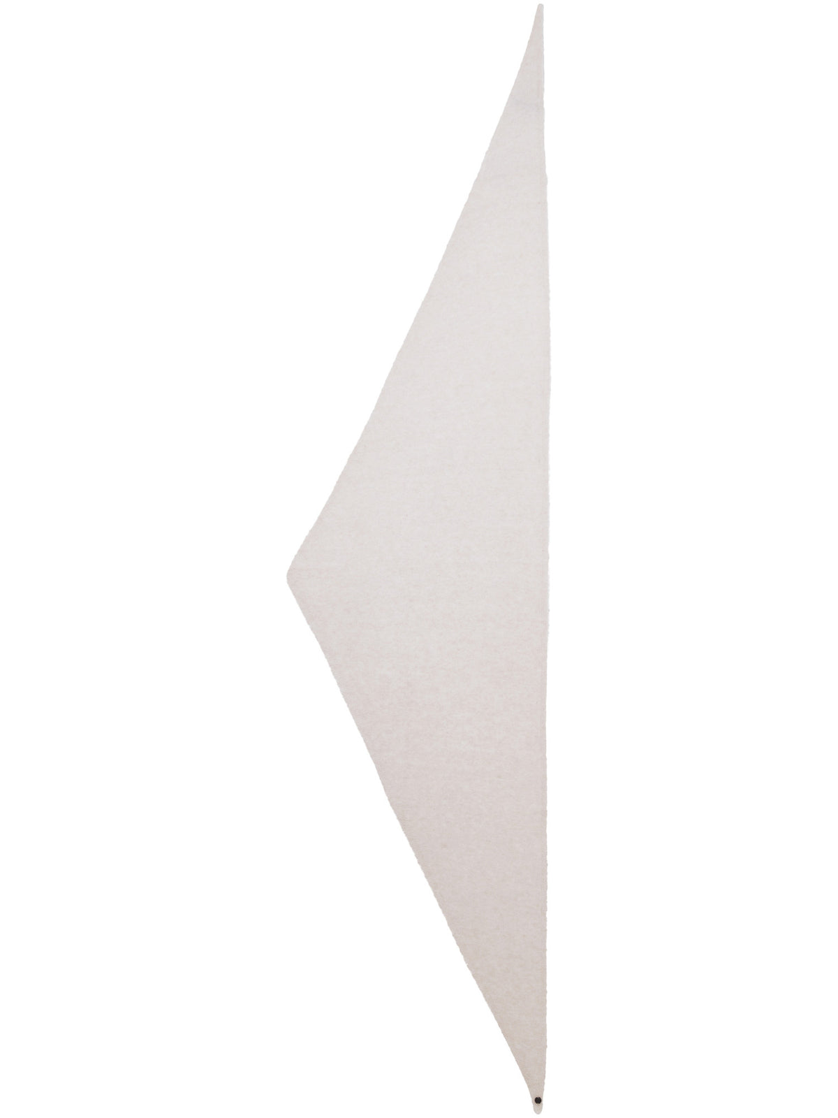 recyceltes Polyester Dreieckstuch Leicht meliertes Dreieckstuch (Marshmallow)