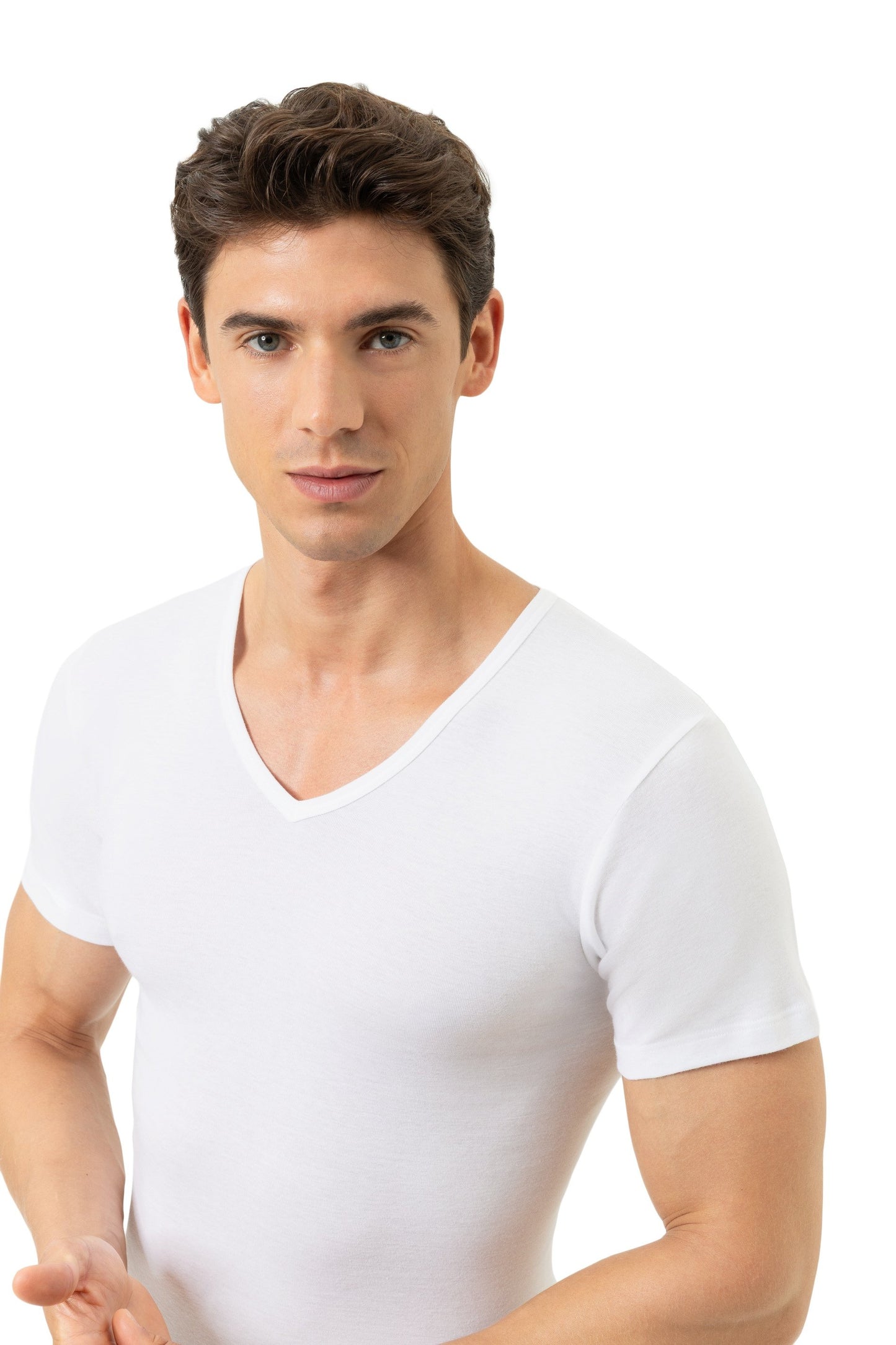 V-Neck Shirt (Weiss)