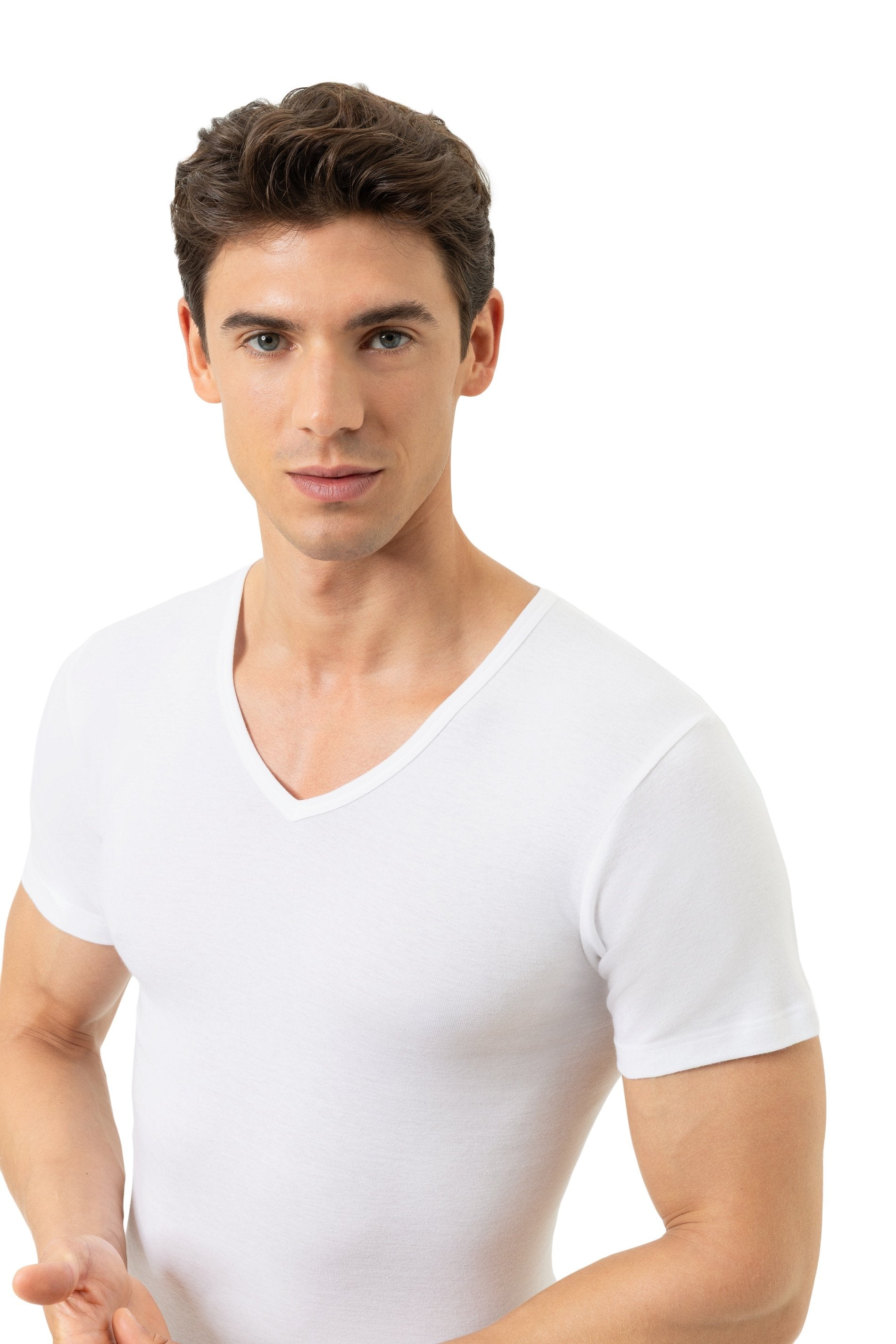 V-Neck Shirt (Weiss)