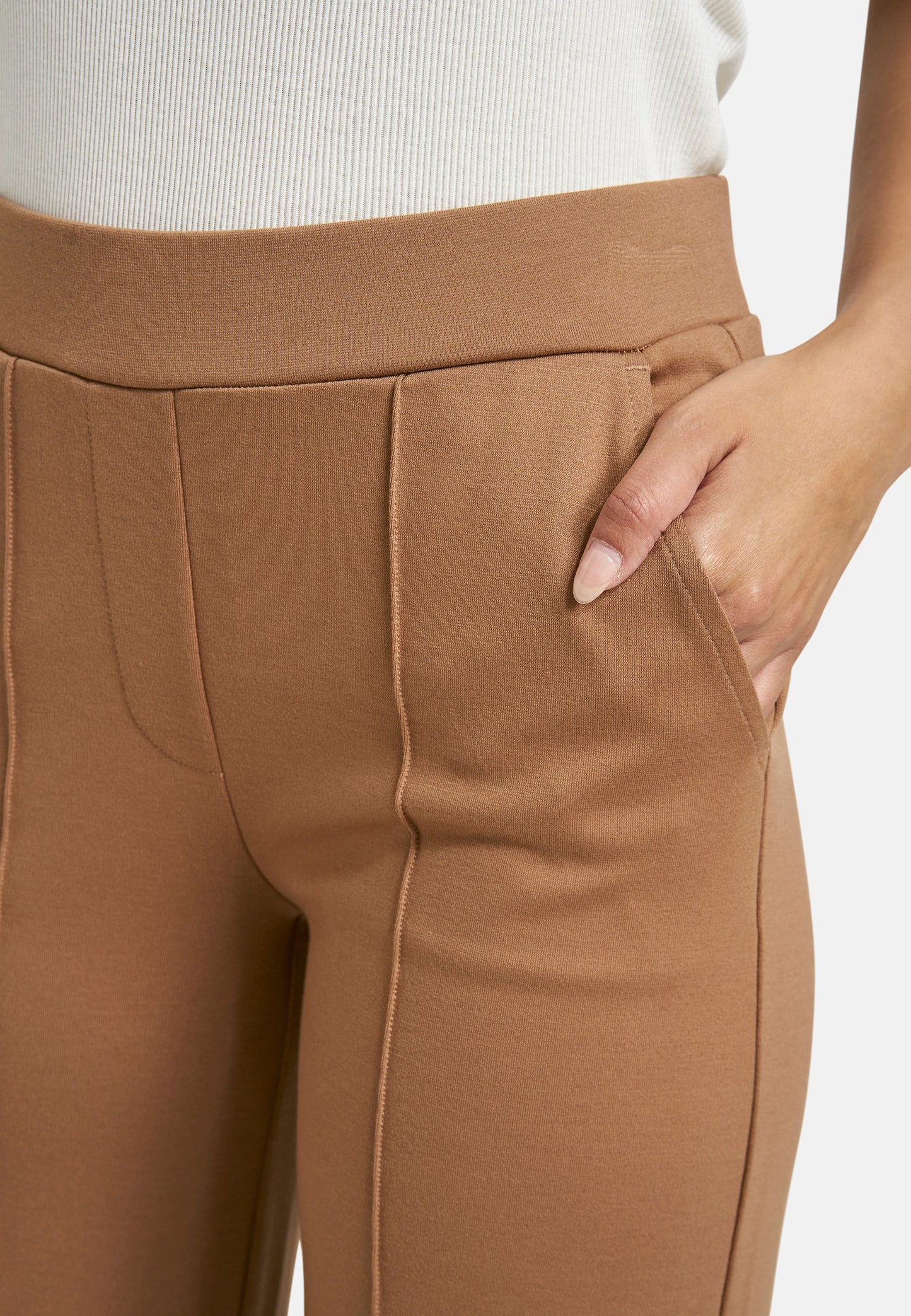 Interlock Jersey Pants (Caramel)