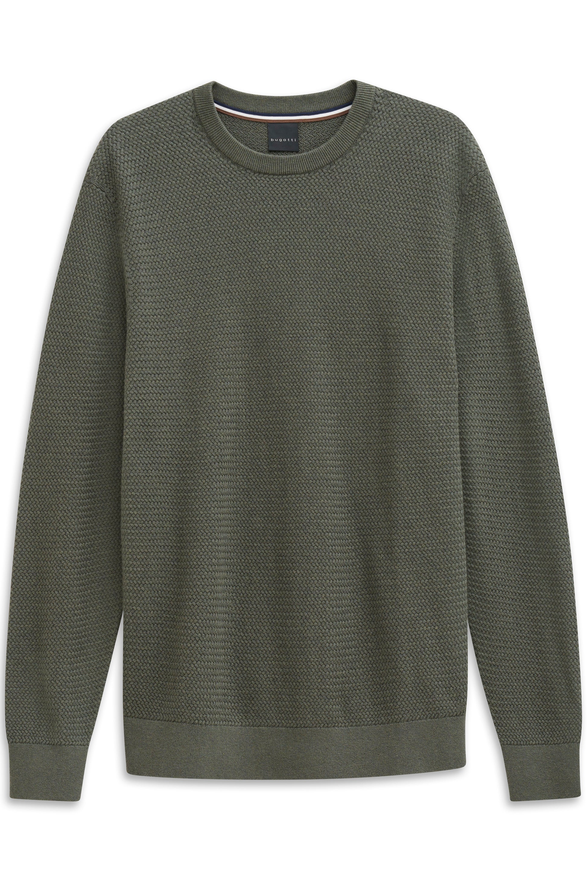 Herren Pullover 1/1 Arm (Moos)