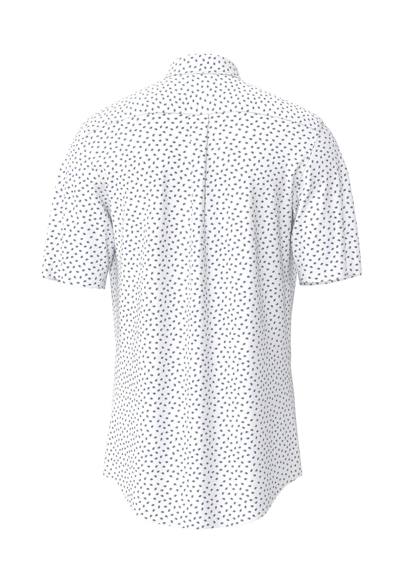 Seersucker Print, B.D., 1/2 (Navy)