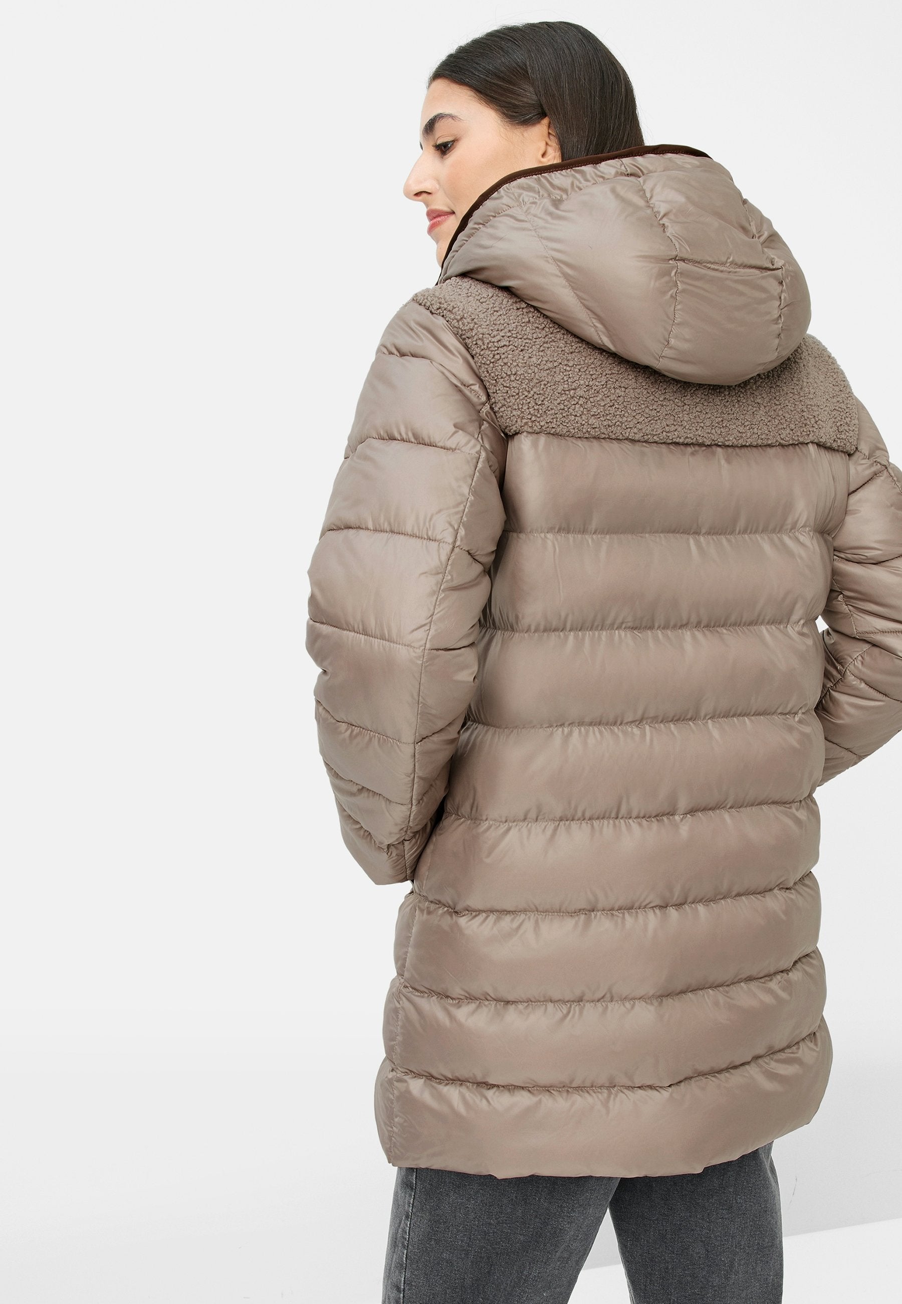 Steppjacke (Beige/kitt)