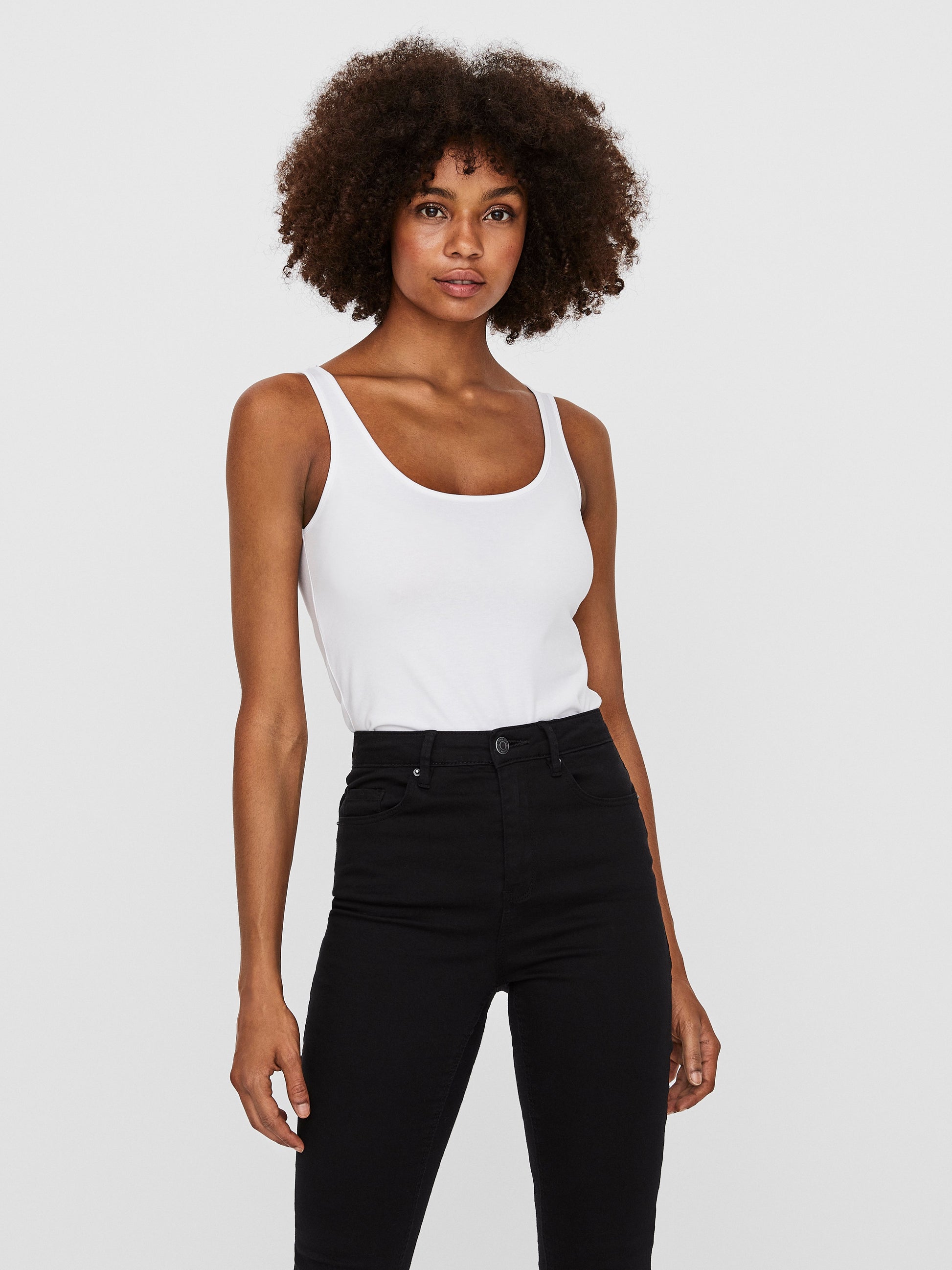 Vmmaxi My Soft Long Tank Top Noos (Bright White)