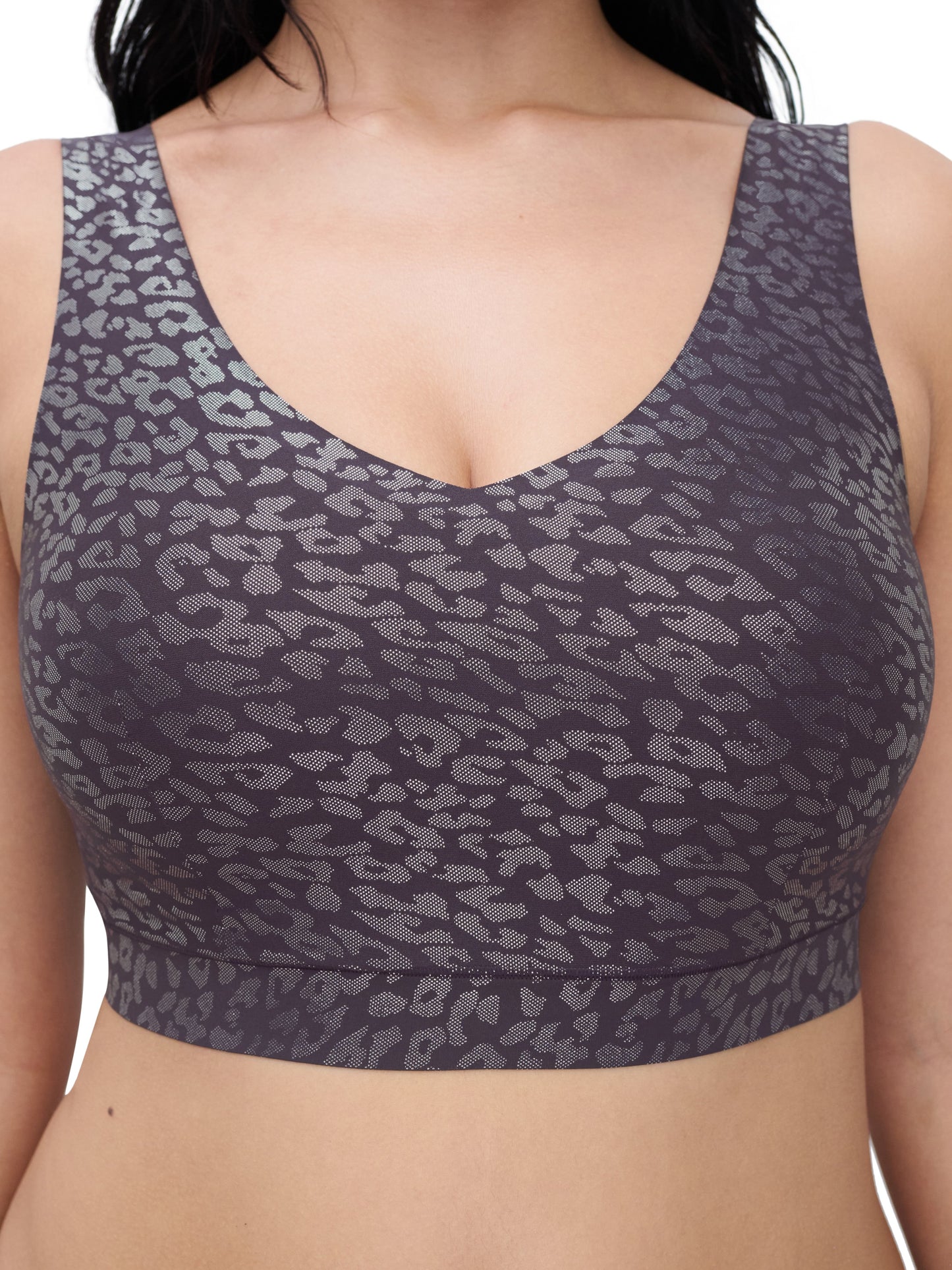 SOFTSTRETCH Bustier mit Soft Cups (Ink Shimmer Prin)
