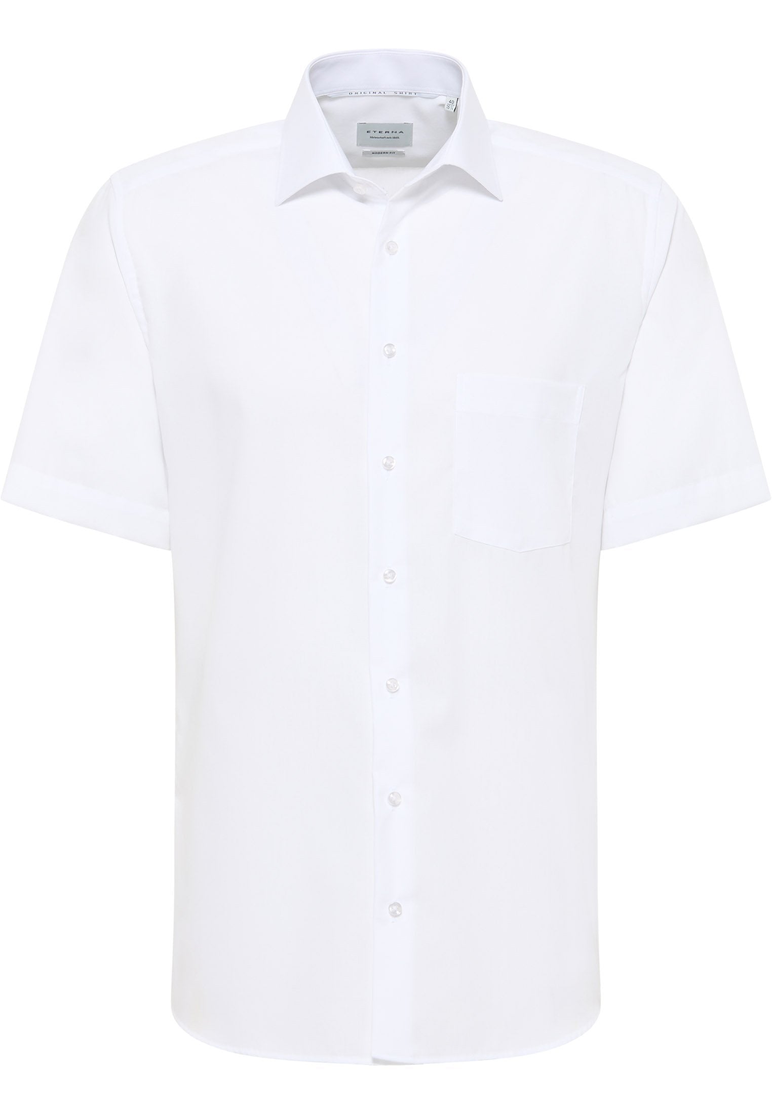 Original Shirt Popeline Kurzarm (Weiss)