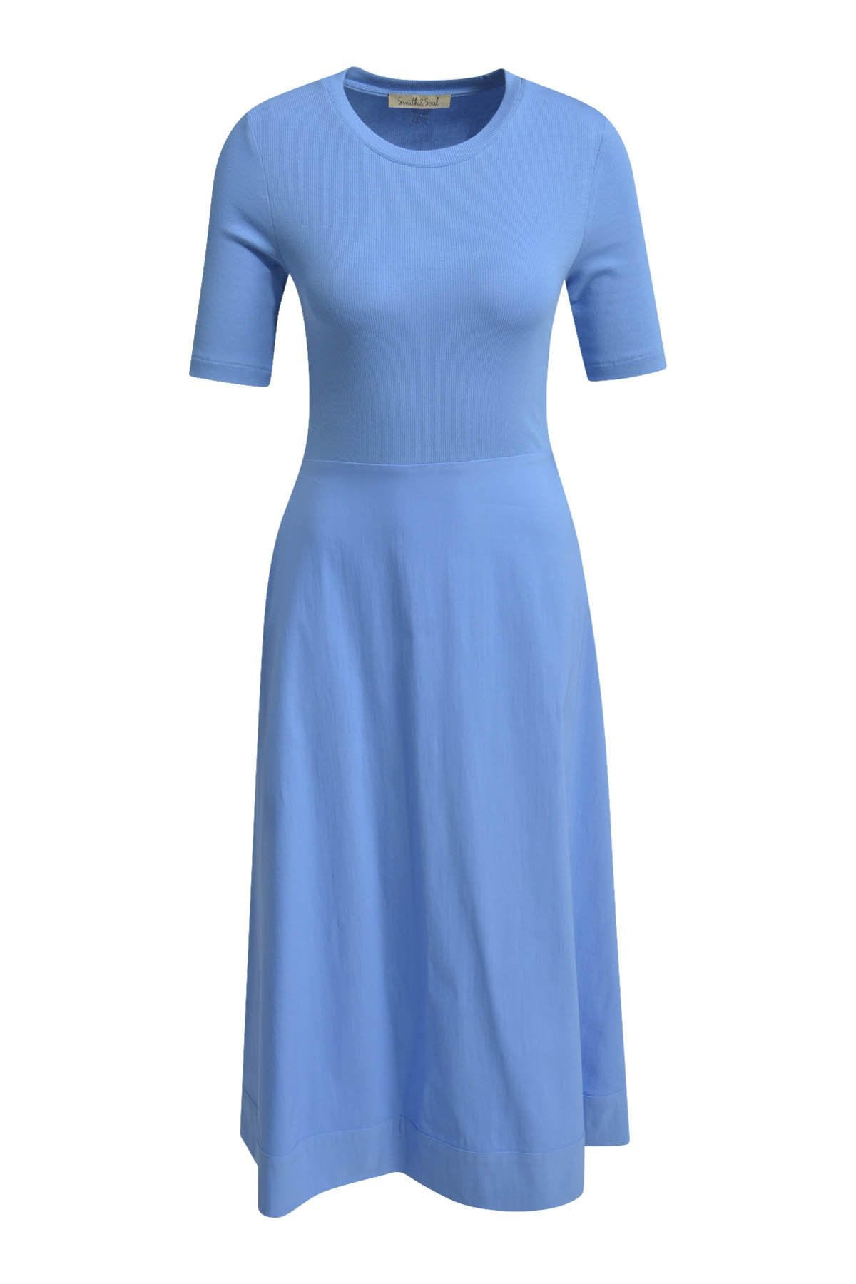 Solid Mix&Match Dress (True Blue)