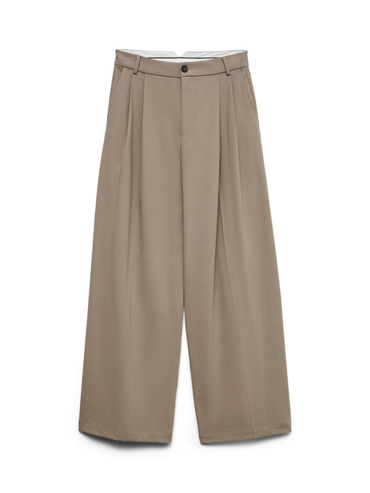 Vmstella Mw Wide Pleat Pant Noos (Driftwood)