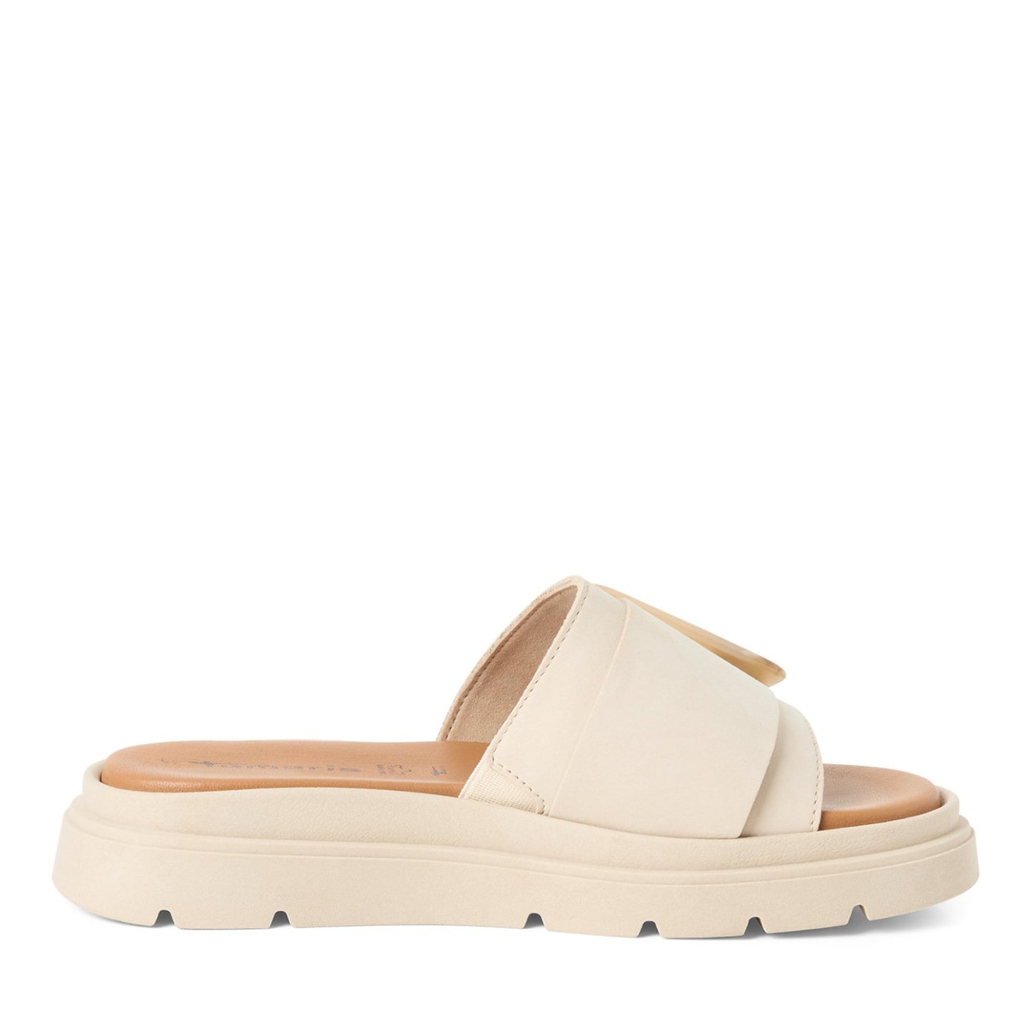 Pantolette (Ivory Nubuc)