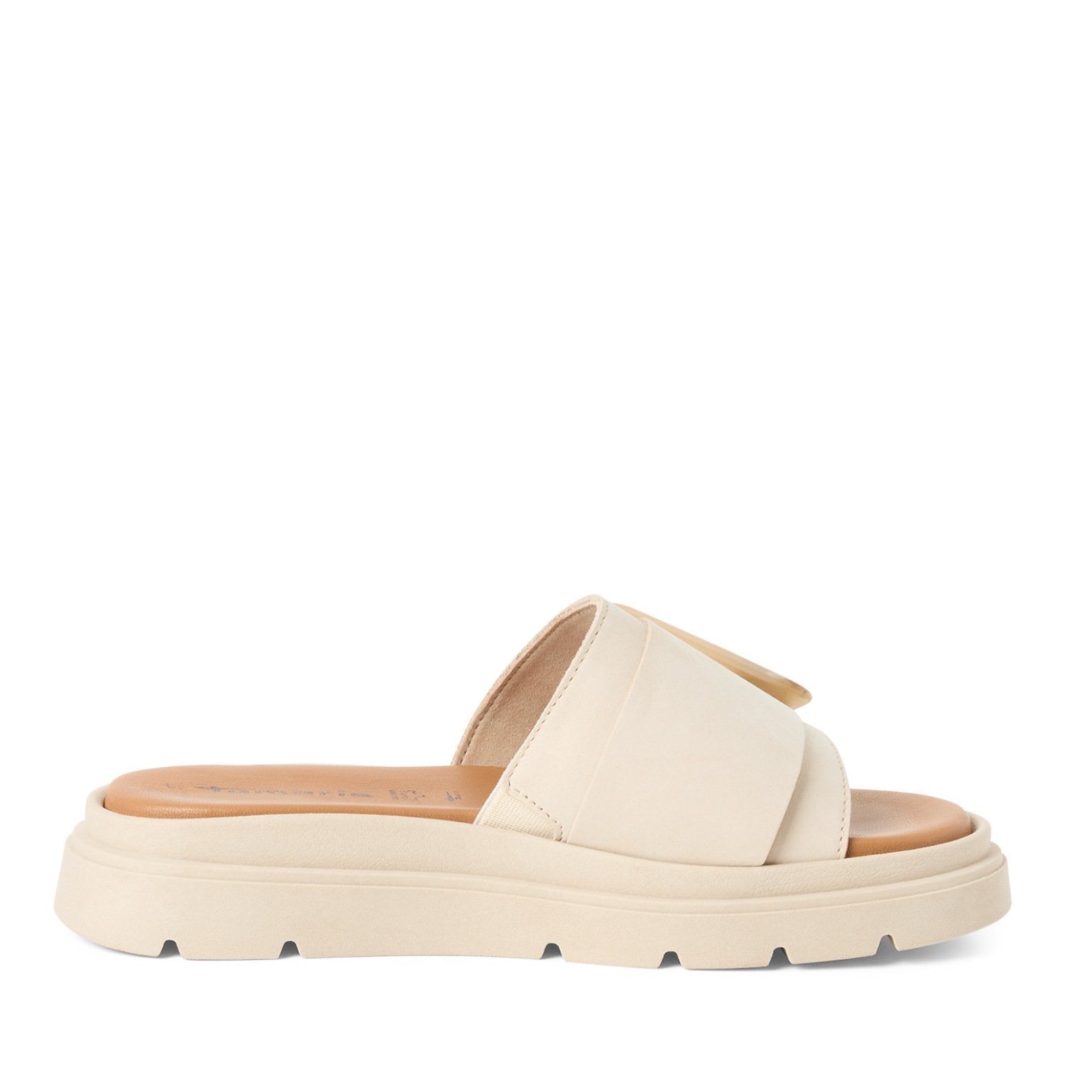 Pantolette (Ivory Nubuc)