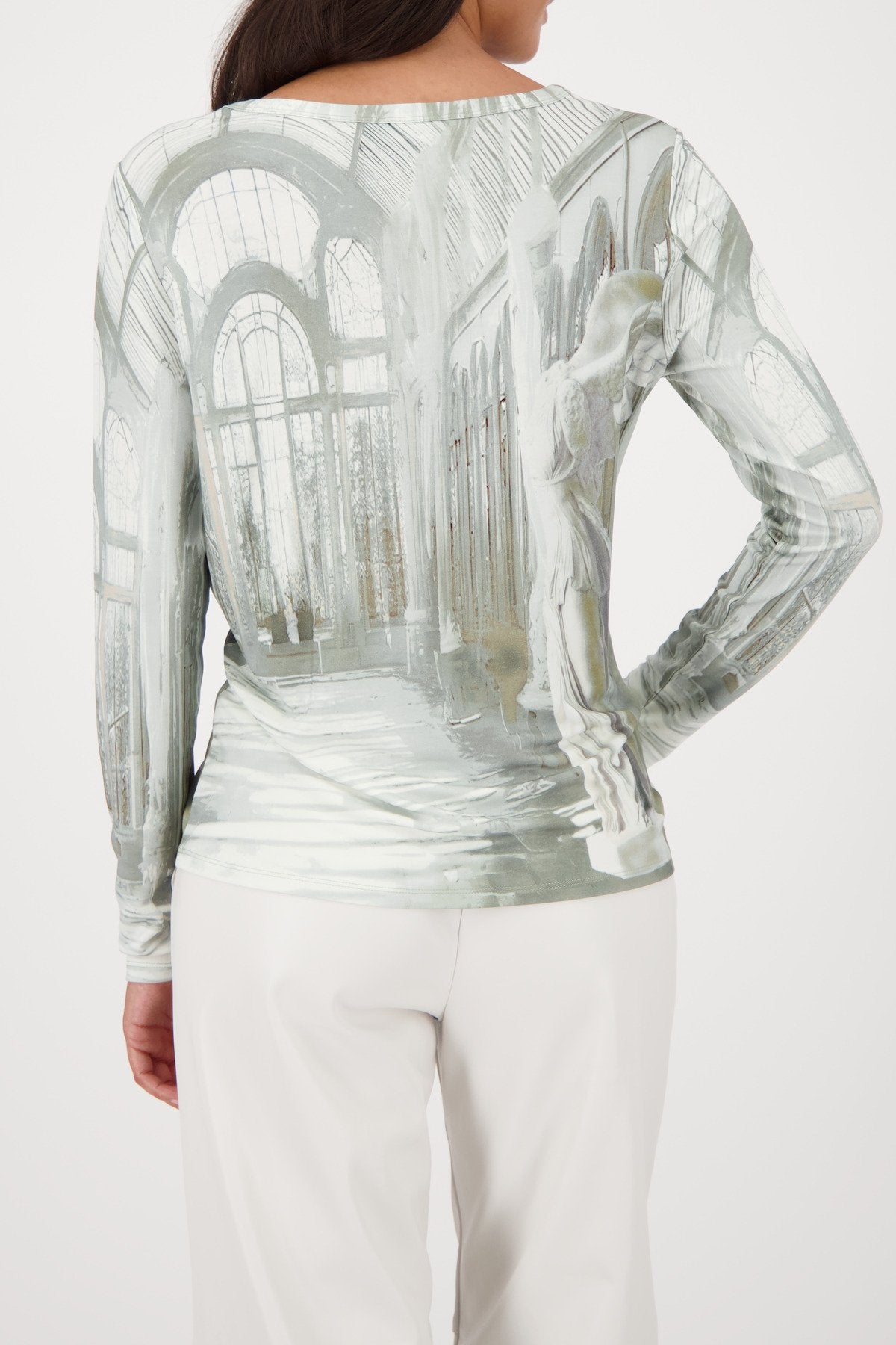 Pullover (Sage Gemustert)