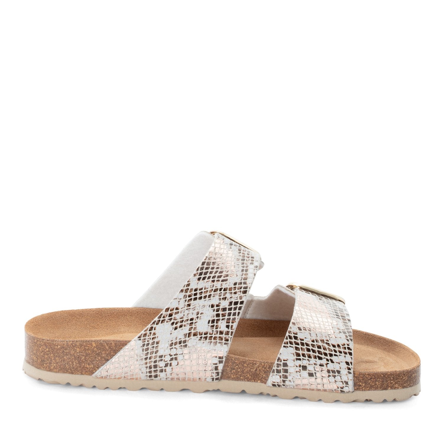 Pantolette (Beige/snake)