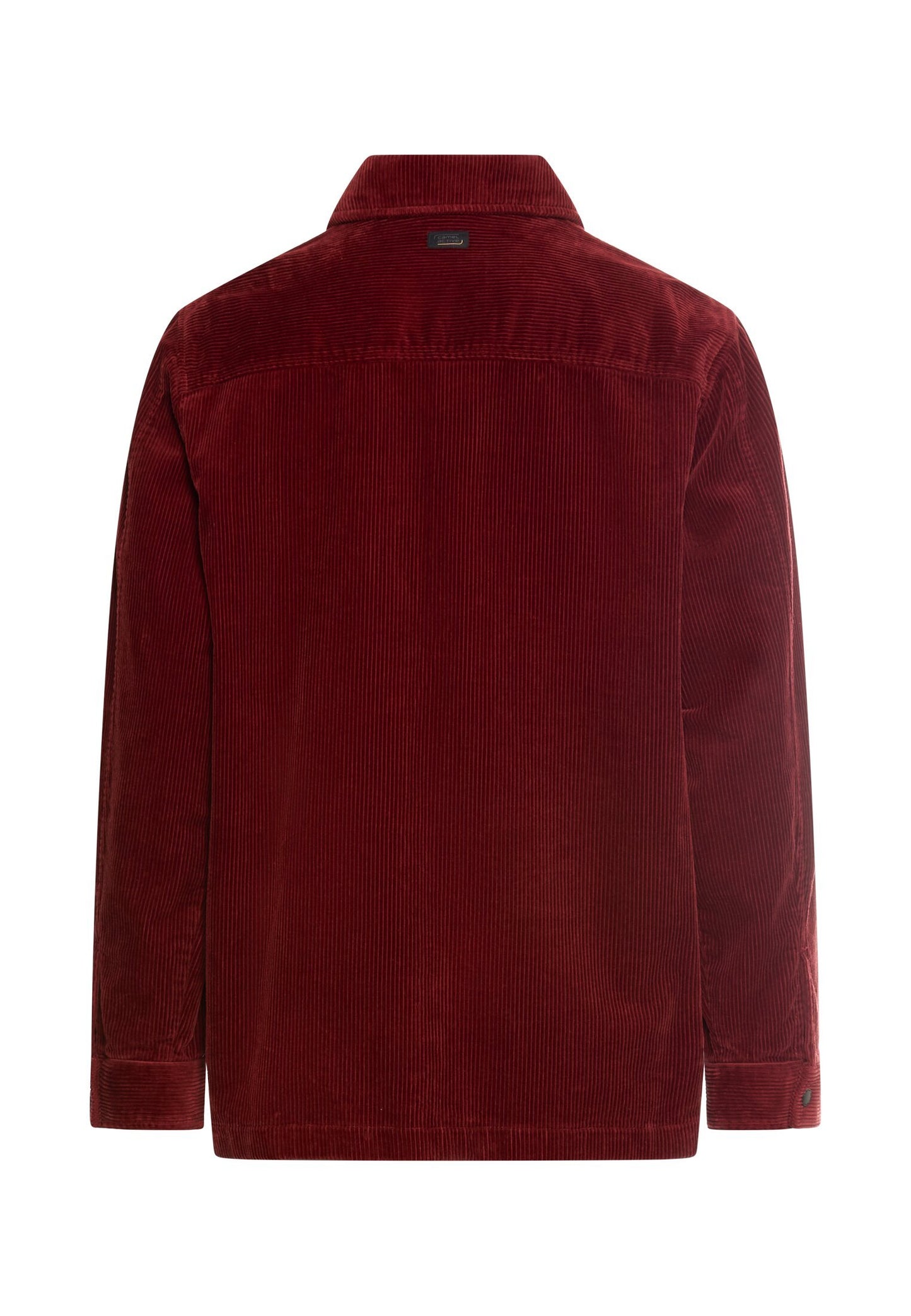 Cord Overshirt mit Druckknöpfen (Amber Red)