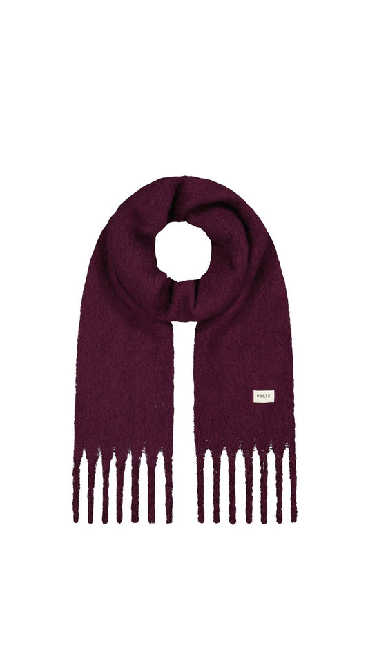 Keridda Scarf (Red Aubergine)