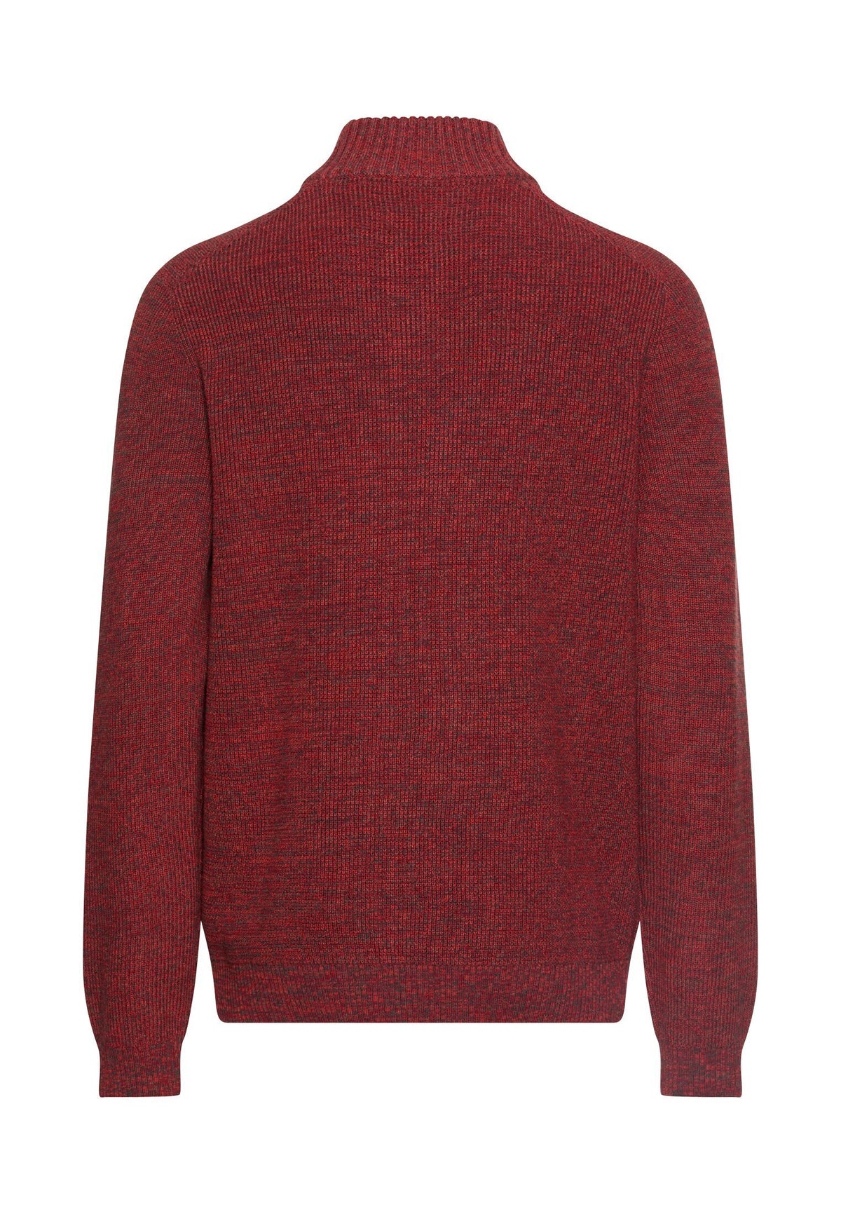 Strick-Troyer in melierter Optik (Terra Red)