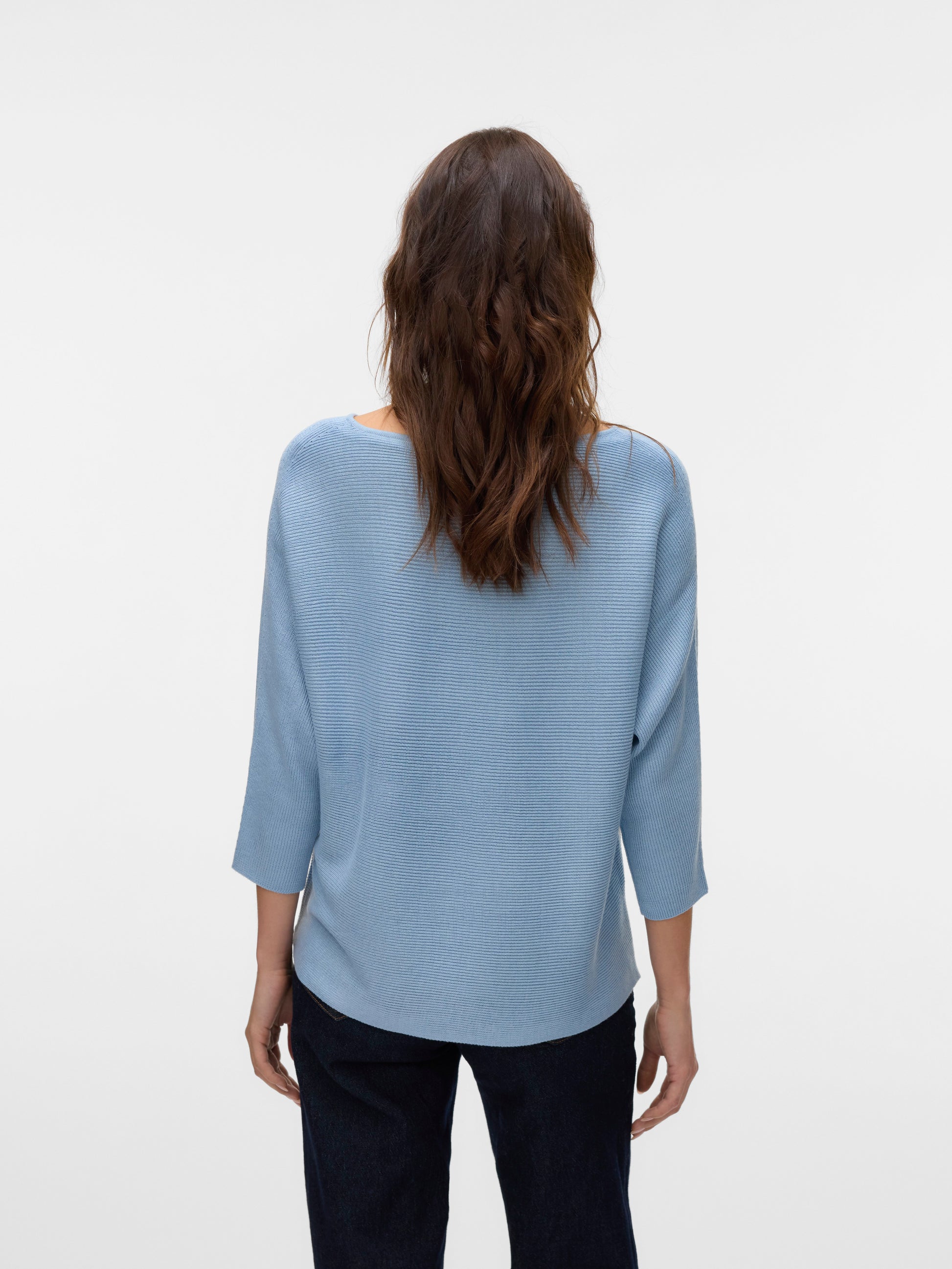 Vmnora 3/4 Boatneck Blouse  Noos (Cashmere Blue)