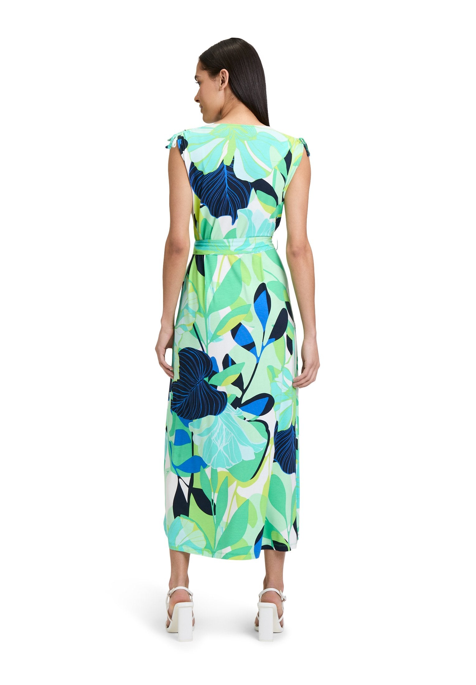 Jerseykleid (Green/blue)