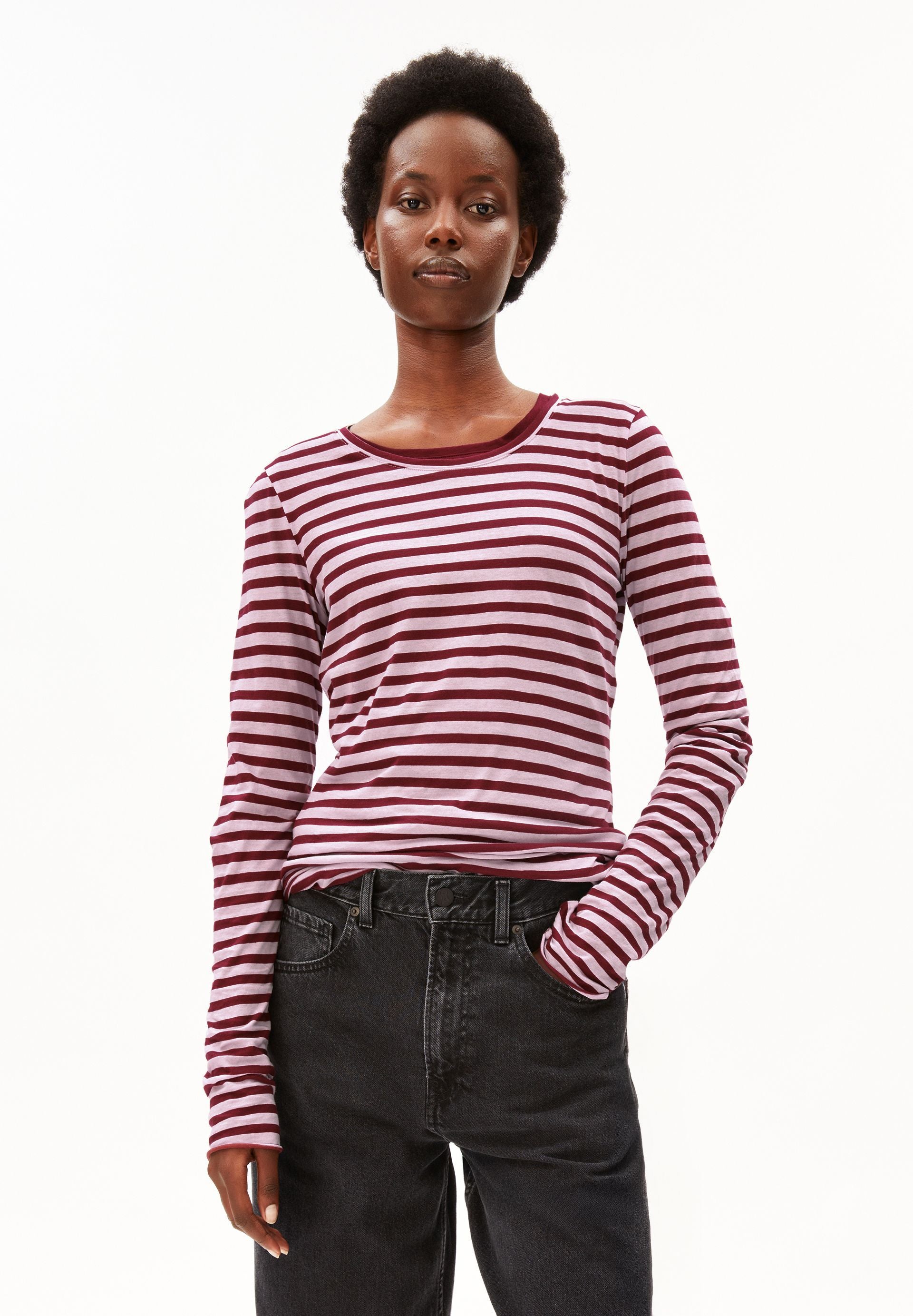 Einiaara Stripe Longsleeve (Moonlit Lilac-v)