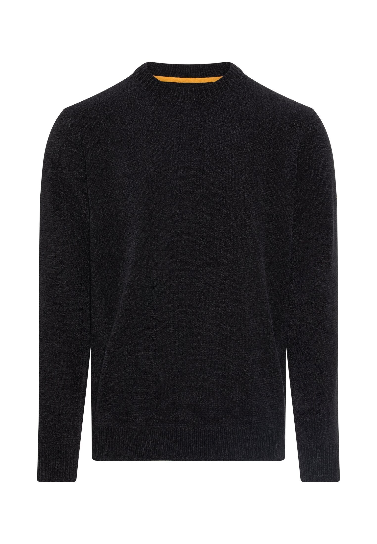 Pullover mit seitlichem Strick-Einsatz (Dark Navy)