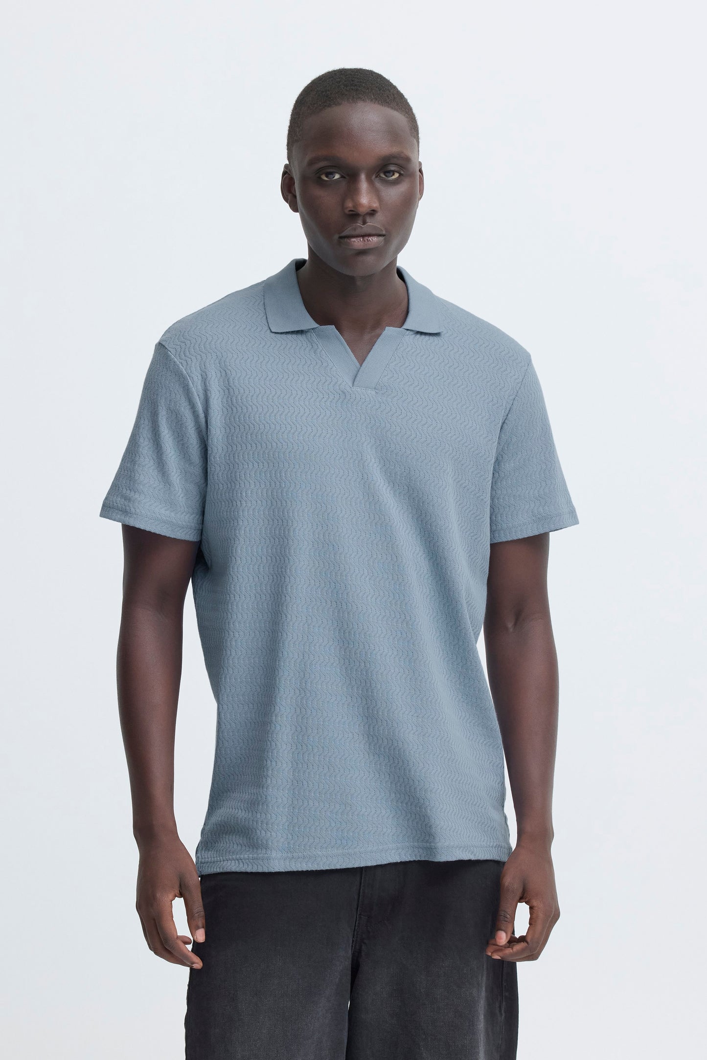 Bheskild Polo S/s (Faded Denim)