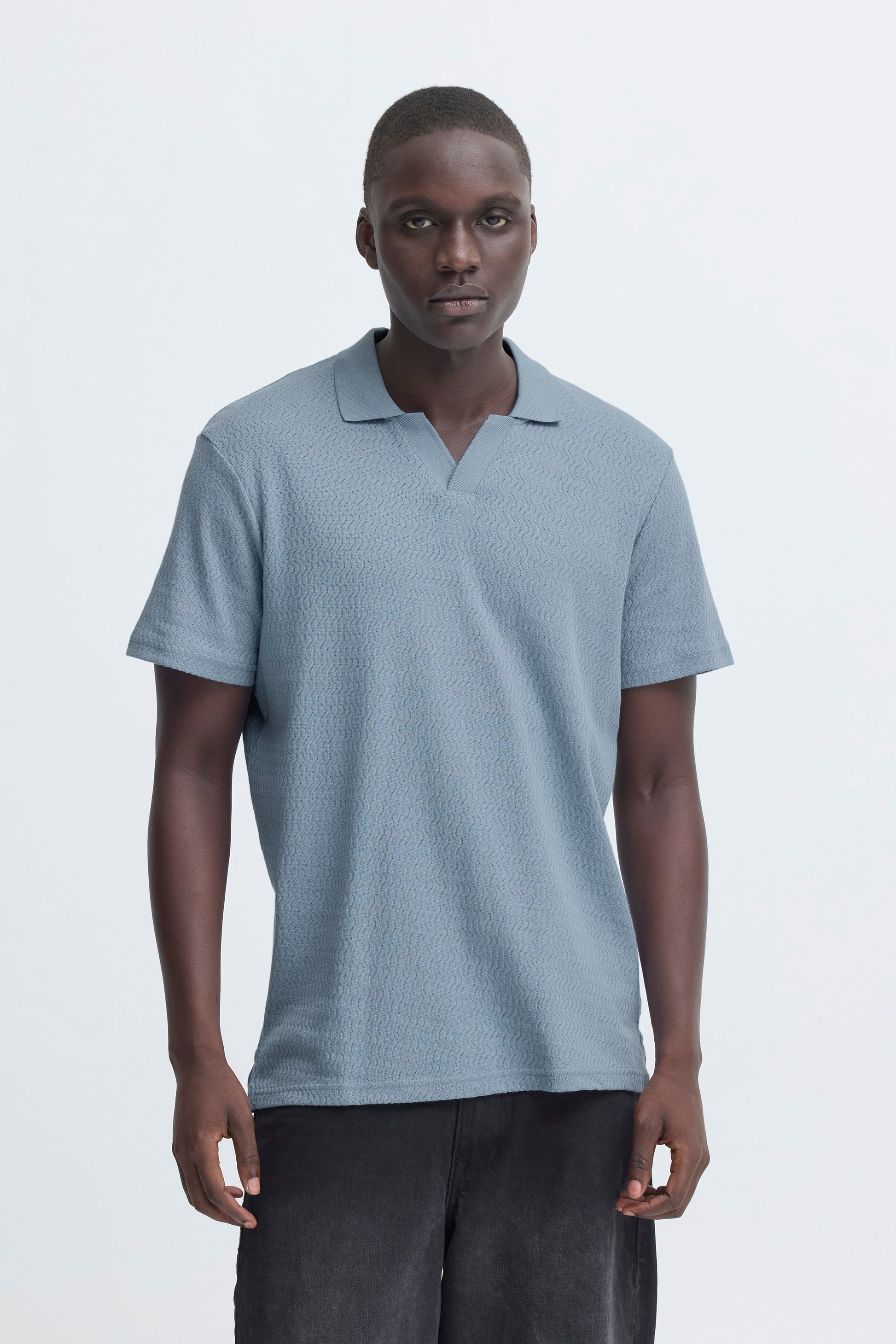 Bheskild Polo S/s (Faded Denim)